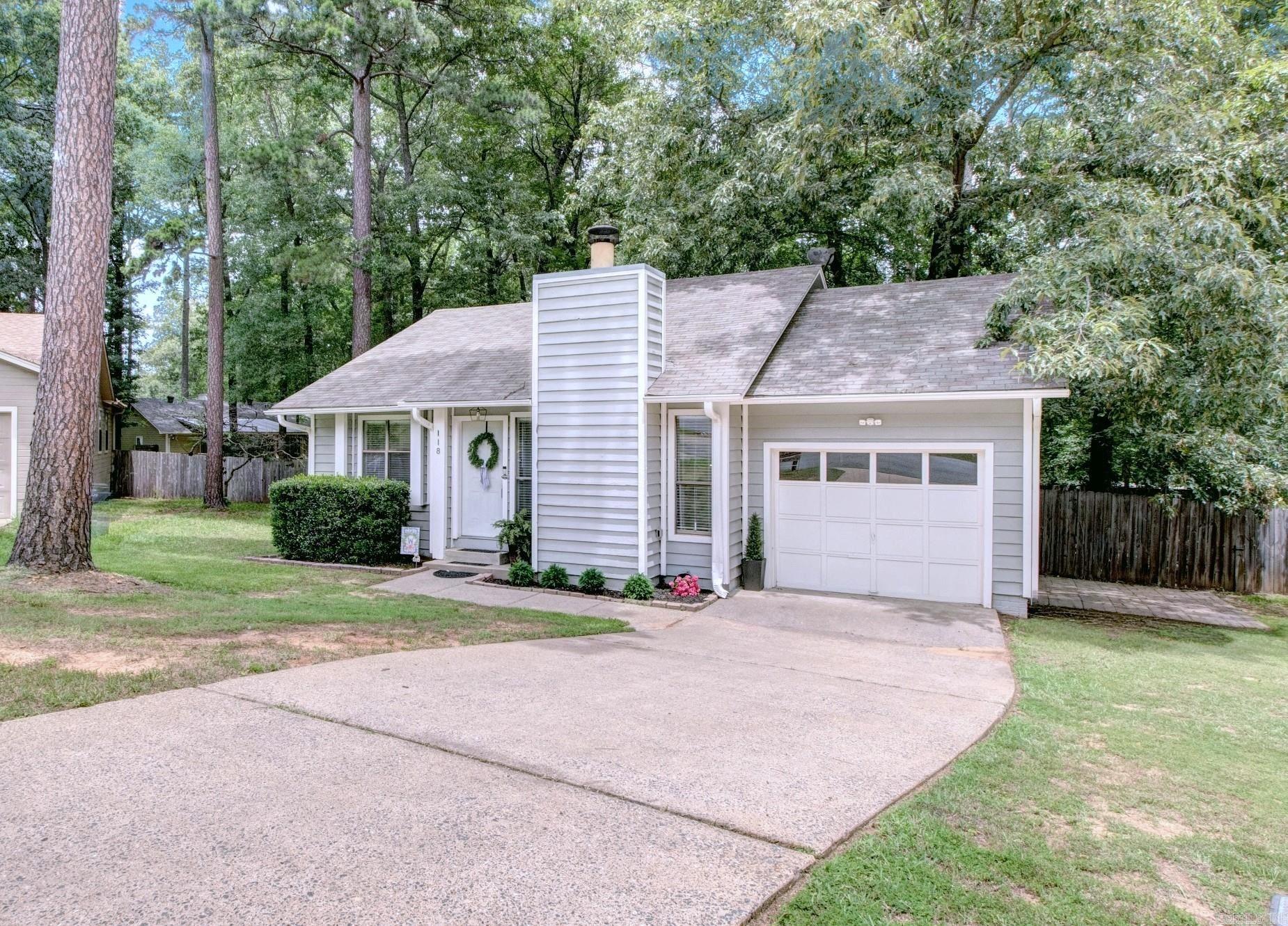 Nestled on a quiet cul-de-sac in Maumelle's Rolling Oaks subdivision, this charming 3-bedroom, 2-bath home offers comfort, convenience, and thoughtful updates throughout. Located just minutes from dining, parks, community center and walking trails, you'll enjoy easy access to everything Maumelle has to offer. Inside, you'll find a functional one-level floor plan with all bedrooms on the same level, including a private primary suite. The inviting living room features a cozy gas fireplace, creating the perfect space to relax or gather with family and friends. This home has been updated with a newer stove and microwave, quartz counters, new blinds throughout and LVP through the main living areas providing both style and functionality for everyday living.  Situated on a level lot and offering approximately 1,428 square feet of living space, this well-maintained home is move-in ready!  Come see why this Maumelle gem feels like home!!  ***Agents See Remarks***