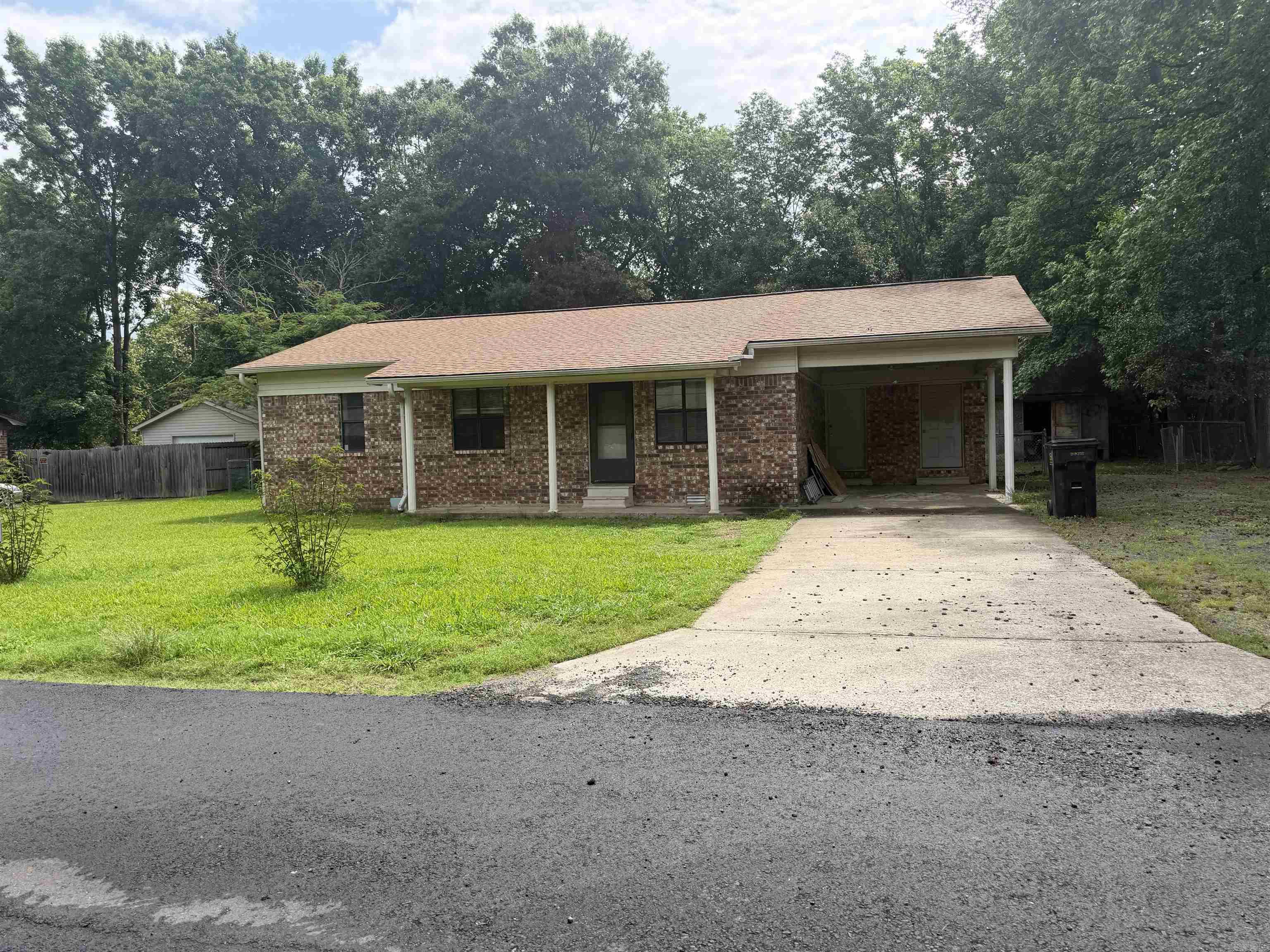 Investors special! Great for investment property or first time home-Buyer! HVAC System, New Roof and Water Heater has  been updated approximately 5 years ago. All  brick home w/3 bedrooms & 1 1/2 Baths, nice size backyard & corner lot! Property needs some improvements...some drywall, interior paint, flooring & others! Sold "AS-IS condition"! Hurry, won't last long! Schedule for private showing today!