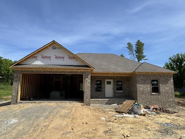 Brand new construction offering modern style and quality craftsmanship! This thoughtfully designed home features an open-concept layout with spacious living and dining areas, perfect for entertaining. Vaulted ceilings and abundant natural light will create a bright, airy feel once completed. The split-bedroom floor plan provides privacy, with a generous primary suite expected to include a well-appointed bath and walk-in closet. The kitchen is planned to be the heart of the home, with ample cabinetry, modern finishes, and a functional layout ideal for everyday living. Framing is already in place, giving buyers a great opportunity to envision the finished product—and possibly select certain finishes depending on build stage at contract. Exterior will feature attractive curb appeal with a covered front entry and attached garage. Situated on a roomy lot, there’s plenty of space to enjoy outdoor living. Don’t miss your chance to own a beautiful new home with contemporary design and quality construction!