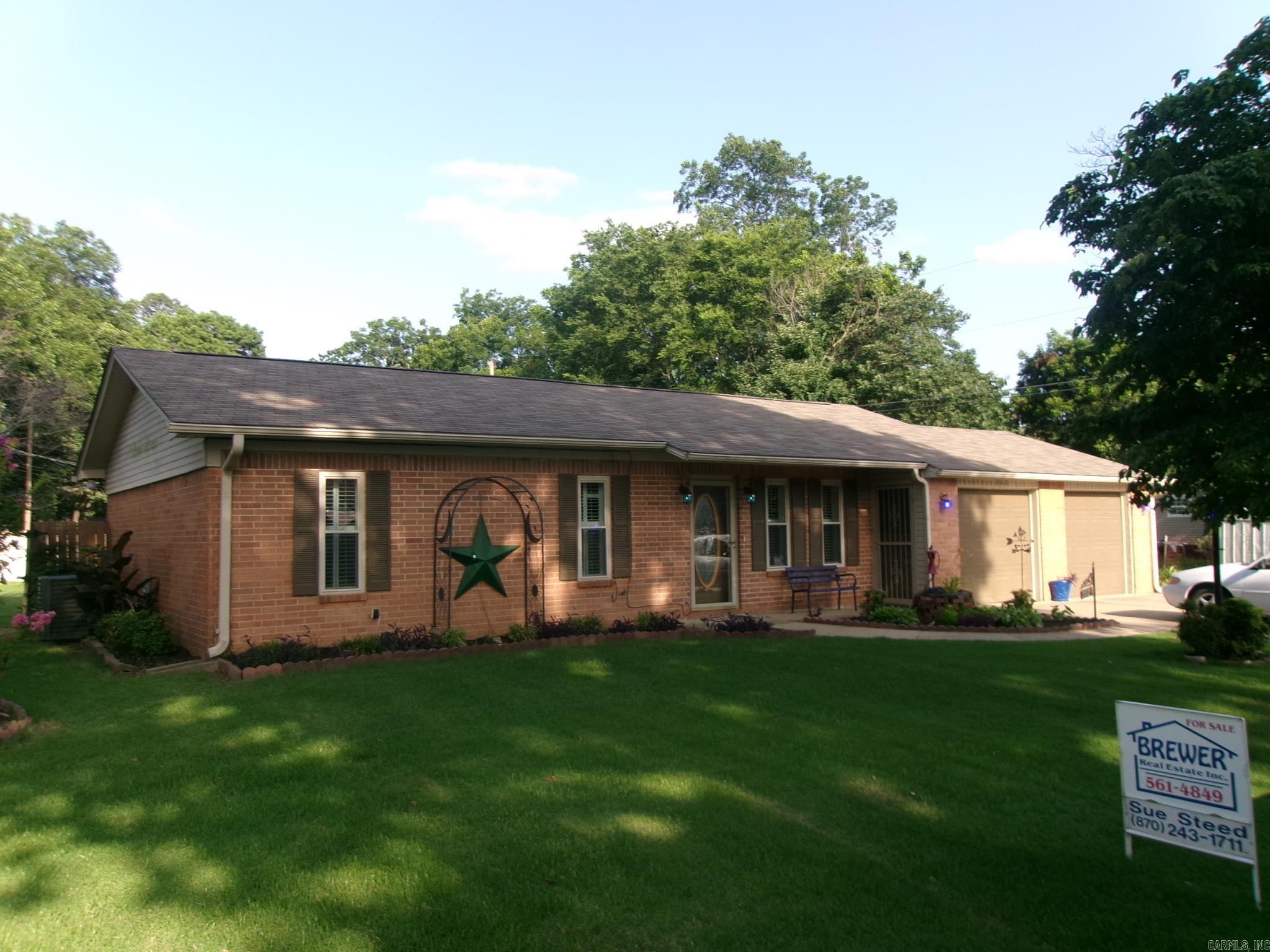 3 bedroom, 1 bath very nice brick home with privacy fence in large back yard