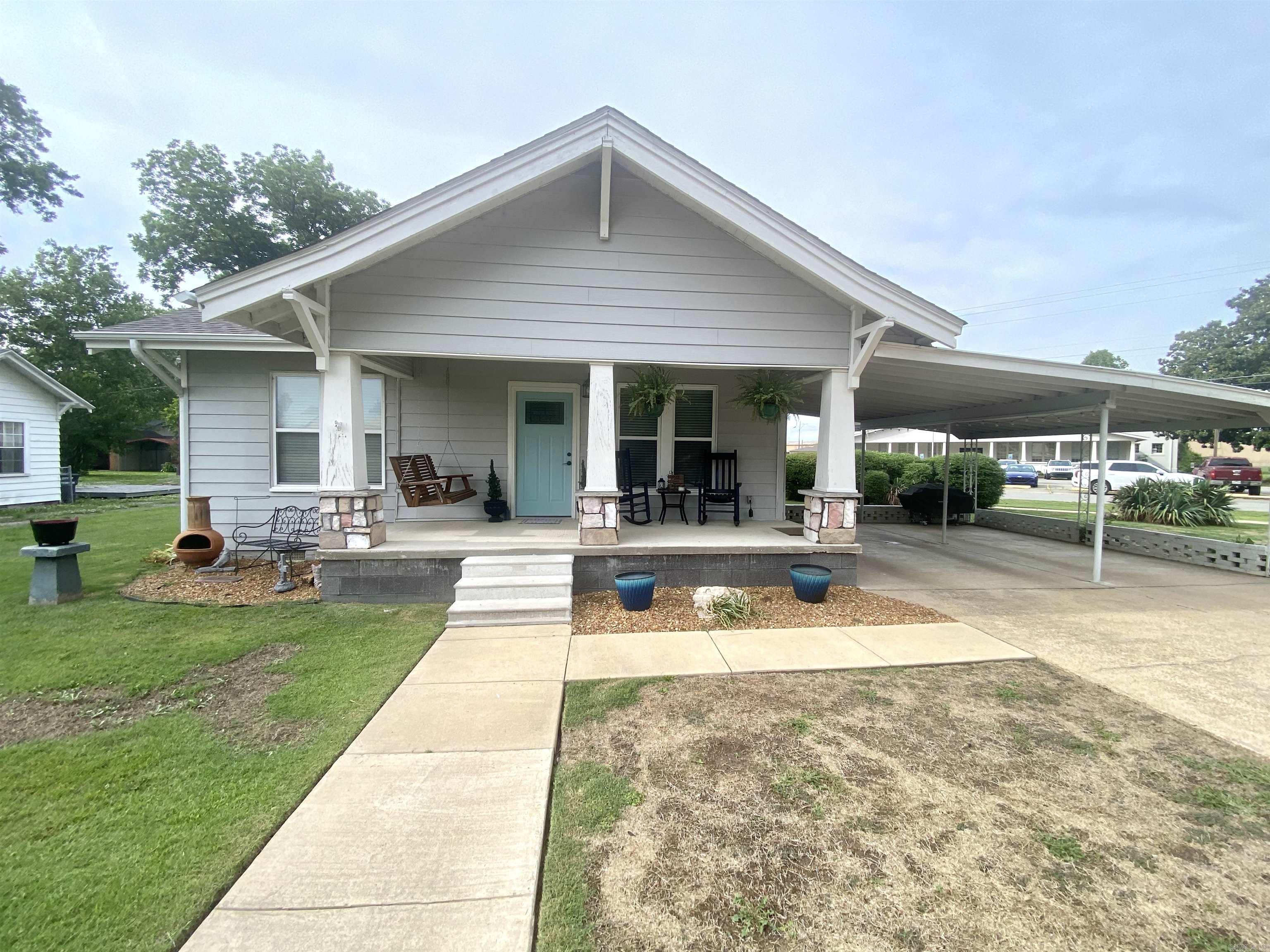 If you love the character of older homes, you have to see this one! Remodeled in 2020, the owners preserved many original features, including the hardwood floors, fireplace mantle, built-ins, much of the baseboard & trim, as well as some doors & doorknobs. It has all the character to love, with the updated features you want, like an updated kitchen with a gas range, microhood, and dishwasher. This home offers 2 bedrooms, 2 full bathrooms, a dining area in the kitchen, and a separate room that could be a formal dining room, but is currently set up as a form setting area/reading lounge off the living room. The total remodel in 2020 involved an all new kitchen, new roof, new bathrooms with a walk in shower in the primary suite, new HVAC, new windows, new electrical, new plumbing, and more. Plan to see 508 W Main in Trumann, Arkansas in person to appreciate all it has to offer. Call your favorite REALTOR® and schedule your private tour.