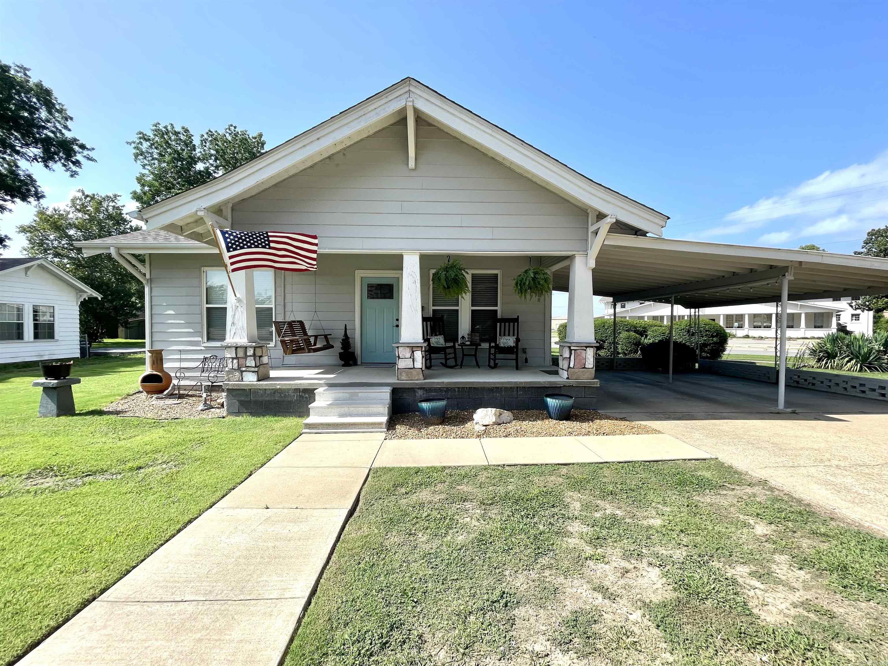 If you love the character of older homes, you have to see this one! Remodeled in 2020, the owners preserved many original features, including the hardwood floors, fireplace mantle, built-ins, much of the baseboard & trim, as well as some doors & doorknobs. It has all the character to love, with the updated features you want, like an updated kitchen with a gas range, microhood, and dishwasher. This home offers 2 bedrooms, 2 full bathrooms, a dining area in the kitchen, and a separate room that could be a formal dining room, but is currently set up as a form setting area/reading lounge off the living room. The total remodel in 2020 involved an all new kitchen, new roof, new bathrooms with a walk in shower in the primary suite, new HVAC, new windows, new electrical, new plumbing, and more. Plan to see 508 W Main in Trumann, Arkansas in person to appreciate all it has to offer. Call your favorite REALTOR® and schedule your private tour.