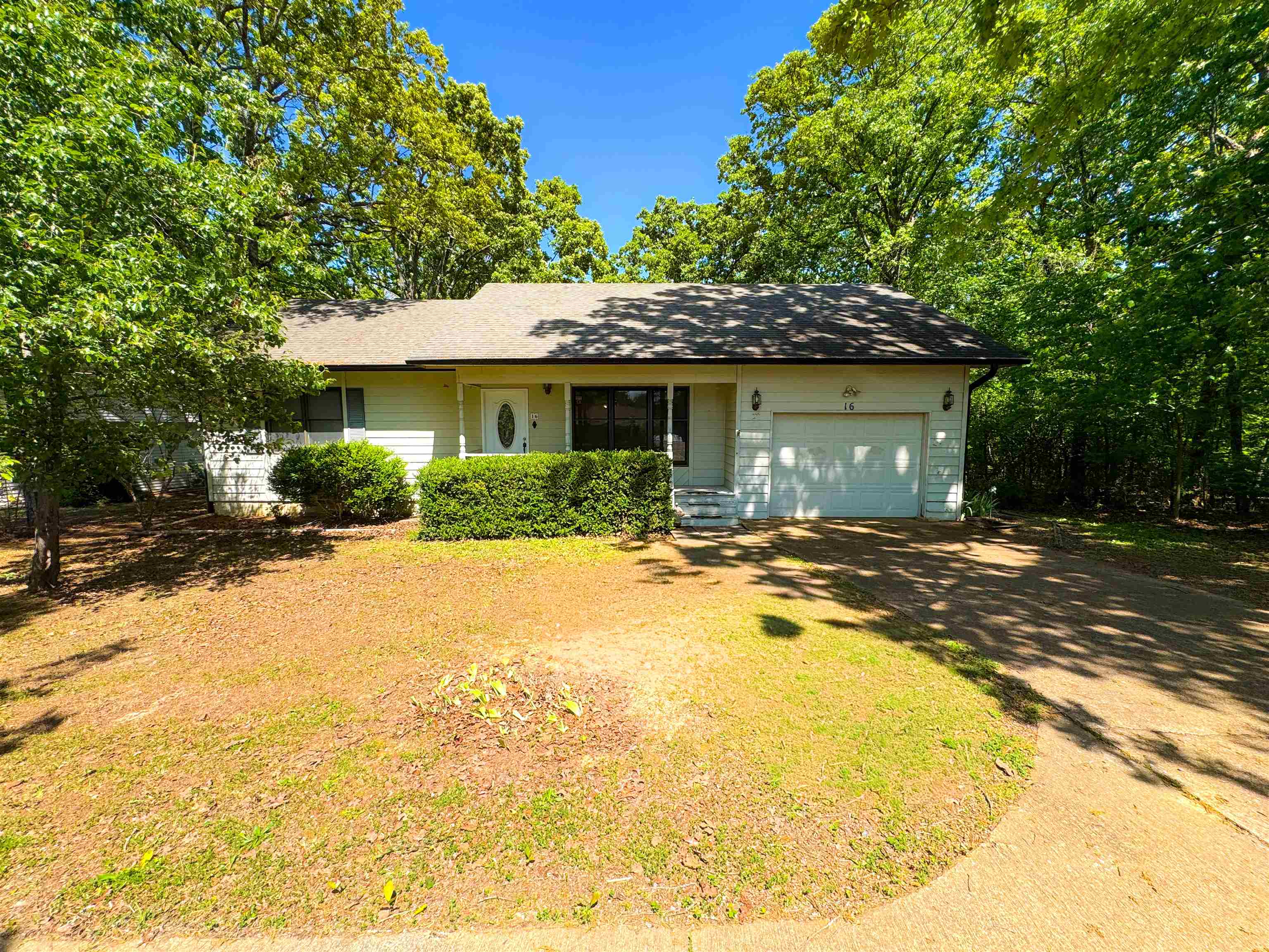 Welcome to 16 Iroquois Drive in Cherokee Village — a charming and well-loved 2-bedroom, 2-bath home with great bones and tons of potential. Featuring beautiful hardwood and tile floors, an attached garage, and both a lovely front yard and a private backyard, this property offers comfort now and opportunity for the future. Inside, the layout is inviting and functional, with solid construction throughout. With a little fresh paint and a few thoughtful updates, this home could easily shine as a wonderful full-time residence, a reliable rental, or a smart investment property. Located in an easy-access area close to everything, 16 Iroquois Drive delivers convenience, charm, and value all in one package — and it’s priced to sell!!