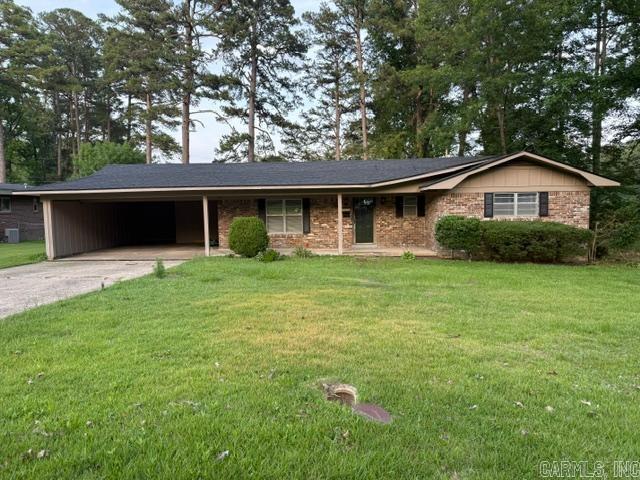 3 bedroom 2 bath Ranch style brick home.  Large fenced in back yard.