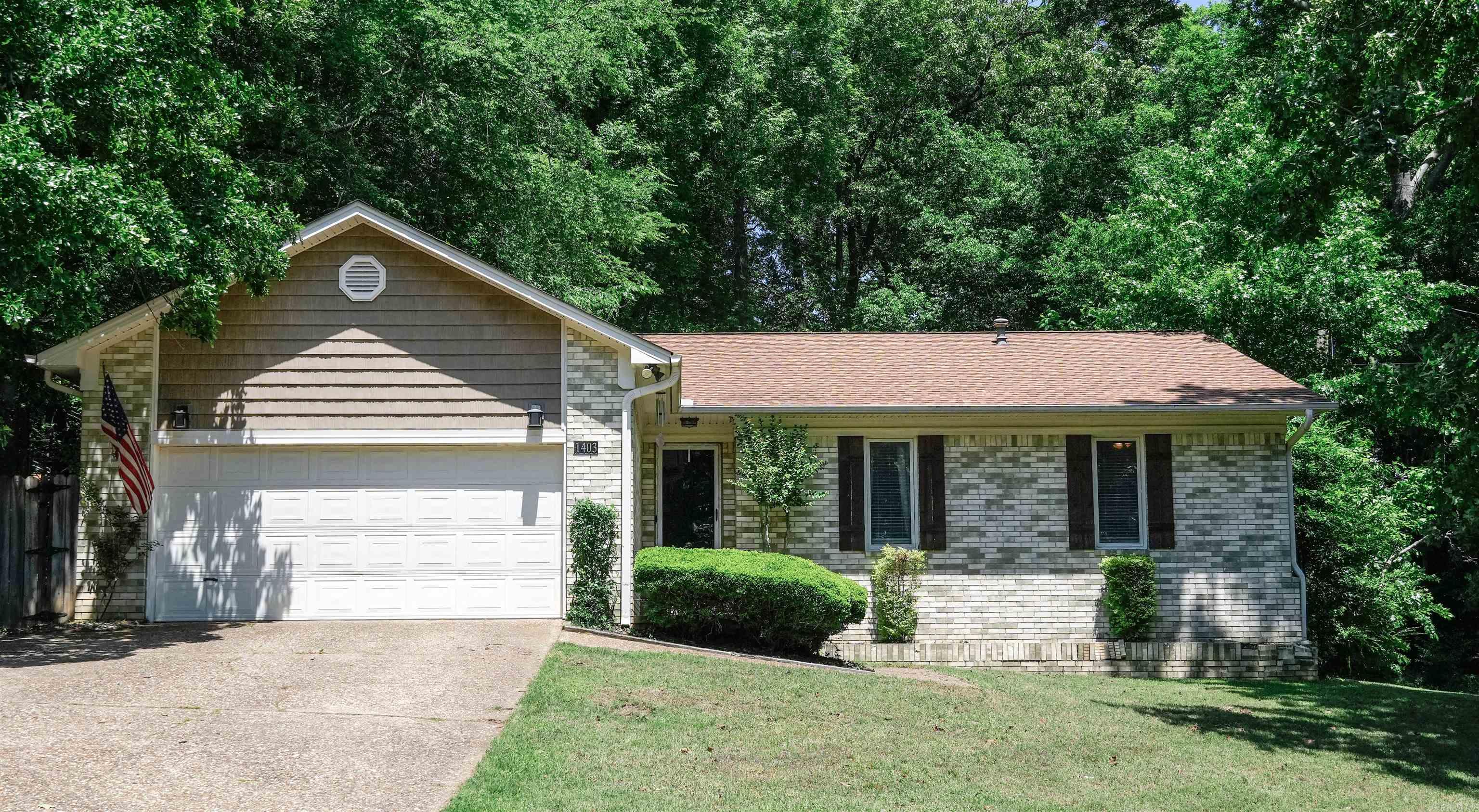 Welcome to 1403 Misty Drive in Benton, Arkansas. This home combines comfort, charm, and everyday convenience in one inviting package.   Situated in a quiet, established neighborhood, this property offers the perfect blend of peaceful living while still being minutes away from shopping, dining, schools, and everything Saline County has to offer. With the curb appeal and welcoming feel of walking in this home, you will instantly fall in love.   Inside you'll find a spacious layout designed for both relaxing and entertaining. The living areas provide plenty of room for family gatherings, cozy evenings, or hosting guests!   The kitchen is practical and functional while the 3 bedrooms are spacious and provide comfortable retreats. Outside, the back yard has room for activities while also having the pretty back patio set up for a fire pit and a chance for a nice atmosphere.   First time home buyers and growing families, this is a great opportunity for you!  This is more than just a house. This is a place to settle down and make lifelong memories in!