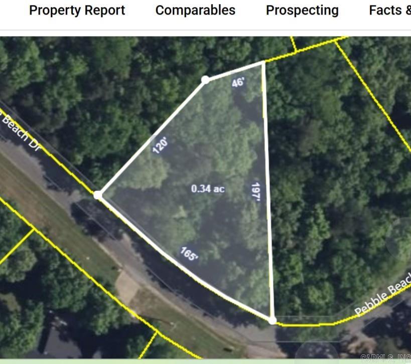 Great subdivion lot with golf course and ponds across the street to allow great front porch views! Fiber internet available in this area for easy work from home advantage.  Enjoy the community amenities of deeded lake access to Lake Catherine via neighborhood boat ramps, community pool, tennis/pickleball and basketball courts, picinic pavilion with fire pit, disc golf course, playground and park. Clubhouse has banquet room, bar & grill, etc. Golf course available for additional fee.  POA dues for the lot $545/yr.  Once a house is built, dues are $1300/yr. OWNER FINANCING AVAILABLE