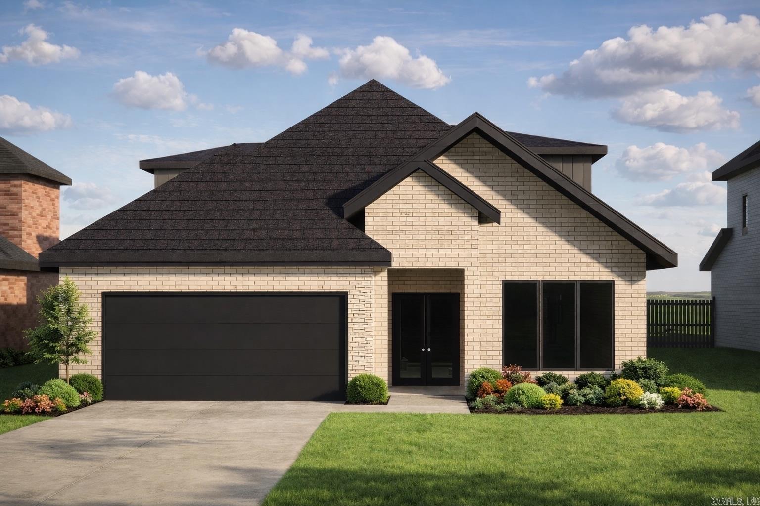 New construction in the exclusive Carter Creek Cove community. This sleek and modern home from HA Construction delivers 4 bedrooms, 3.5 baths, a 2-car garage and approximately 3194, sq ft of thoughtfully designed living space. The statement brick exterior and crisp clean lines set the tone, while hardwood floors flow throughout the main level and seamlessly connect the living, dining and kitchen areas. The gourmet kitchen features stainless appliances, designer cabinetry and a large center island that opens to a stunning great room with abundant natural light and an inviting covered outdoor living space. Upstairs offers a flexible loft/media area ideal for guests, play or work. Situated on a premium lot with covered outdoor living, this home is under construction and now accepting contracts. Call or text today!