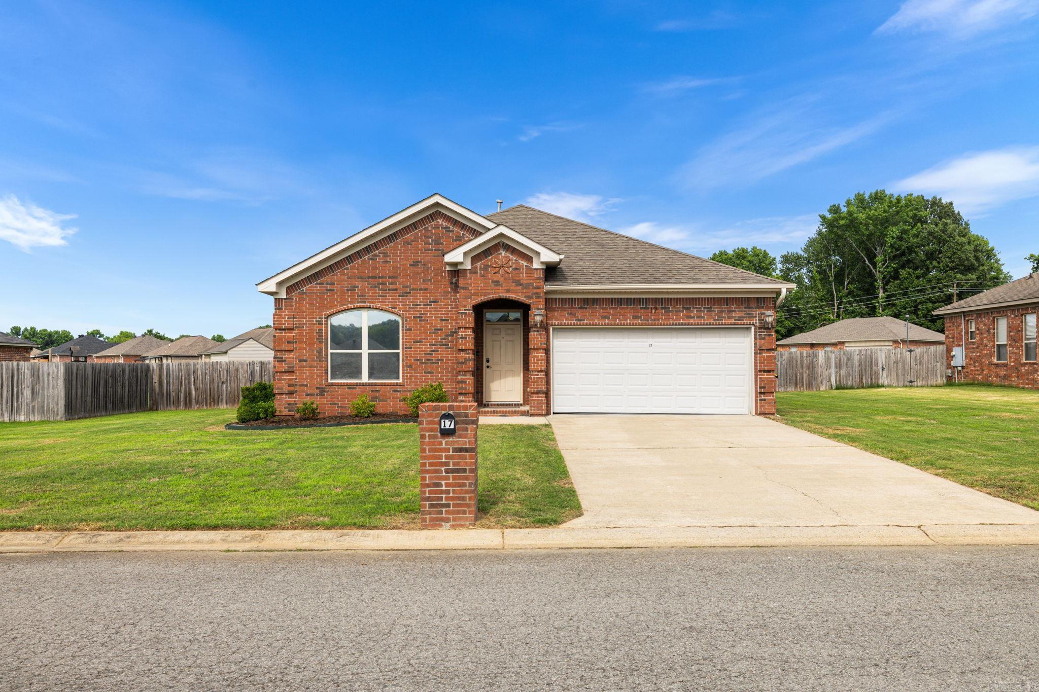 Move-in ready and beautifully maintained, this all-brick 3-bedroom, 2-bath home offers approximately 1,600 square feet of comfortable living space with thoughtful updates throughout. The open-concept floor plan is perfect for everyday living and entertaining, featuring real hardwood floors, a spacious living area, and a well-appointed kitchen with an island, walk-in pantry, stained cabinetry, soft-close drawers and doors, and brand-new appliances. The private primary suite offers a relaxing retreat with a walk-in closet, double vanities, a soaking tub, and a separate shower. A newly renovated guest bathroom adds modern style and convenience. Need extra space? The dedicated office provides the perfect setup for working from home, hobbies, or a flex space. Additional highlights include a 4-year-old HVAC system, fenced backyard, covered patio for outdoor enjoyment, and exceptional care throughout the home. Conveniently located with quick and easy access to the interstate, commuting is a breeze while still enjoying the comfort of a well-established neighborhood. Meticulously maintained~This home is ready for its next owner to enjoy.