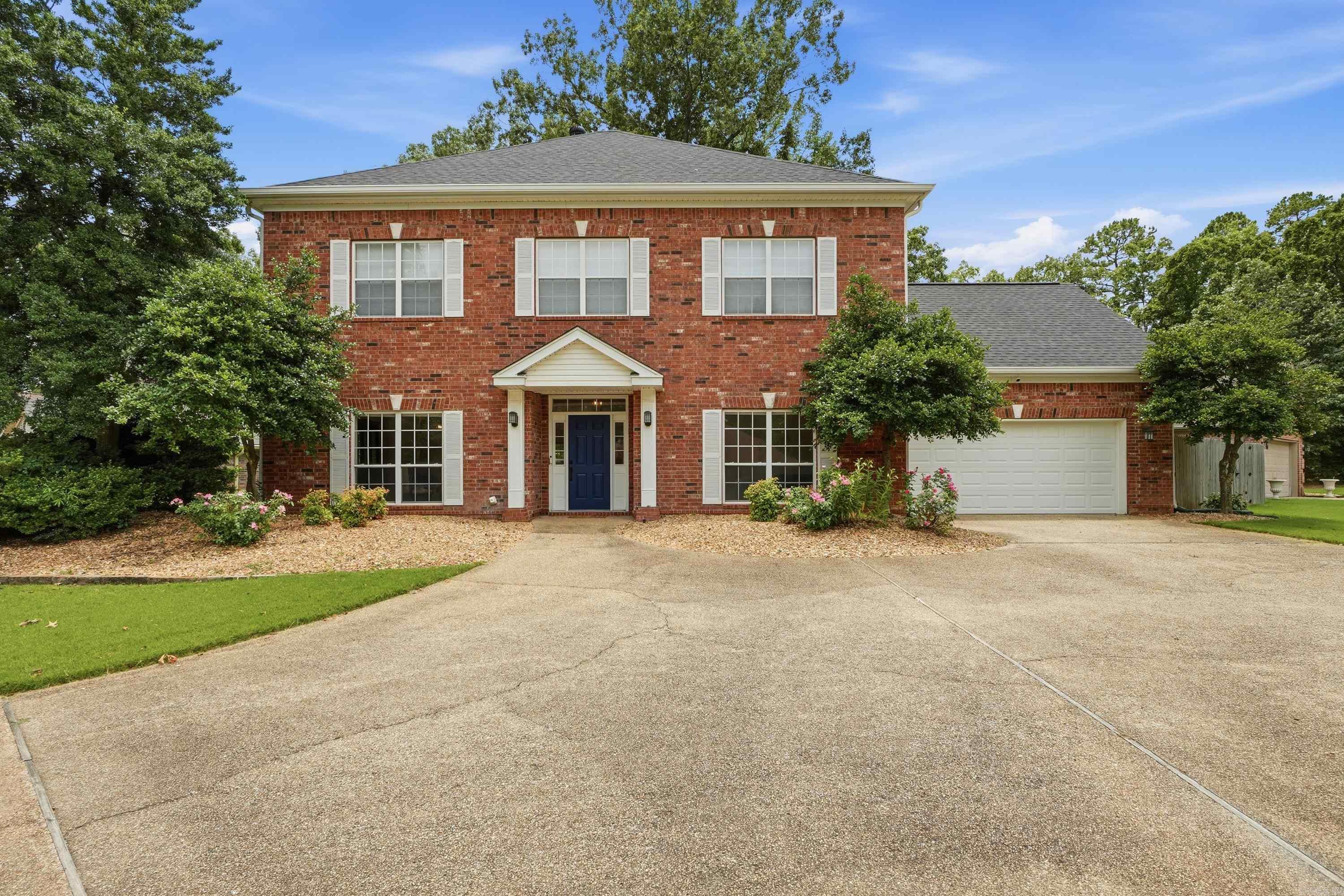Beautifully updated all-brick home backing up to the Country Club of Arkansas golf course in Maumelle. Built with steel-frame construction throughout, this spacious 4 bedroom, 4 bath home offers a flexible layout with a main-level bedroom and full bath, ideal for guests, extended family, or a home office. Each bedroom has convenient access to its own bathroom, providing comfort and privacy for family or guests. The private primary suite features a large bath with soaking tub, separate shower, and walk-in closet. The kitchen offers granite countertops, stainless steel appliances, generous cabinet space, and a walk-in pantry, opening to comfortable living areas designed for everyday use and entertaining. Recent improvements include fresh interior paint, new flooring, updated fixtures, and renovated bathrooms. Additional highlights include excellent storage, two water heaters, a circular driveway, extra parking, sprinkler system, spacious two-car garage with one side extending approximately 27 feet deep plus an additional storage closet. Enjoy a tree-lined backyard setting with a large deck and the golf course just beyond the fence. A rare find in Maumelle!