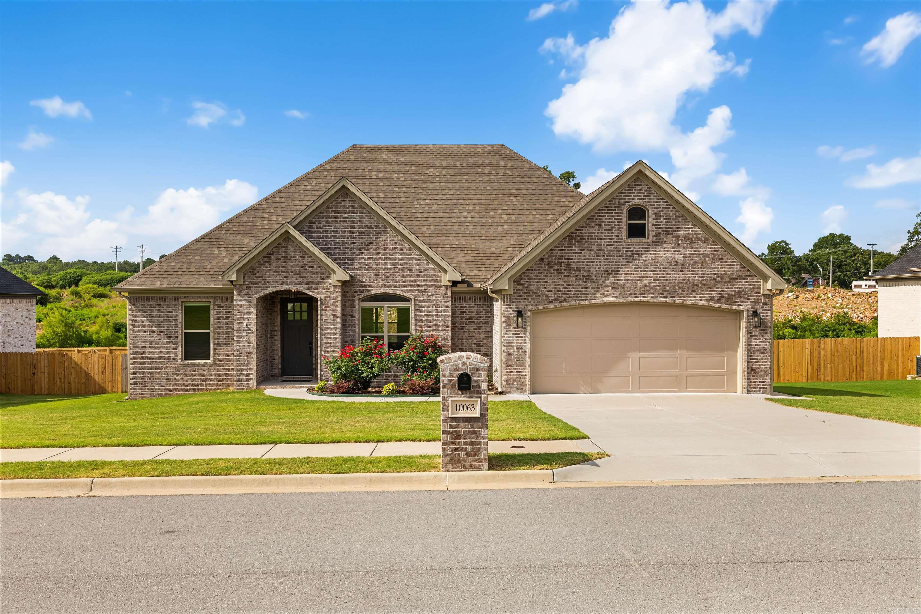 Beautiful practically Construction in the newest phase of Sherwood's Miller Heights addition. This open concept home has soaring ceilings with an abundance of windows! Beautiful kitchen decor boasts a 5-burner gas cooktop, separate wall oven & HUGE walk-in pantry. A tastefully done feature wall in the master bath showcases the freestanding tub, and the oversized shower has dual showerheads & two corner seats. The master closet is very large with 2 separate areas. This home has 3 bedrooms PLUS a private office with beautiful French doors. The back yard is large enough for a pool or just a game of flag football on a Sunday afternoon. Relax & enjoy the awesome view from your new covered back porch!