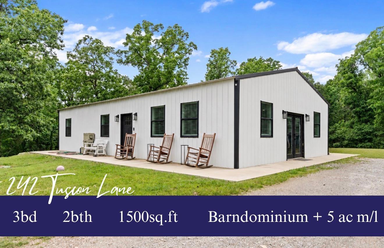 The one you’ve been waiting for! Newly built in 2023, this stunning barndominium sits on 5 private acres in Fulton County, offering the perfect blend of modern style and peaceful country living. Featuring 3 bedrooms and 2 bathrooms, the home showcases thoughtful, modern finishes throughout with a clean, open feel that’s both functional and inviting. Enjoy the beauty of low maintenance living while taking in the surrounding privacy and space to truly make it your own. Conveniently located just under 30 minutes to Mountain Home, 14 minutes from the Henderson Marina, and 8 minutes from All Steel. You truly get the best of both worlds: quiet seclusion with easy access to town amenities!