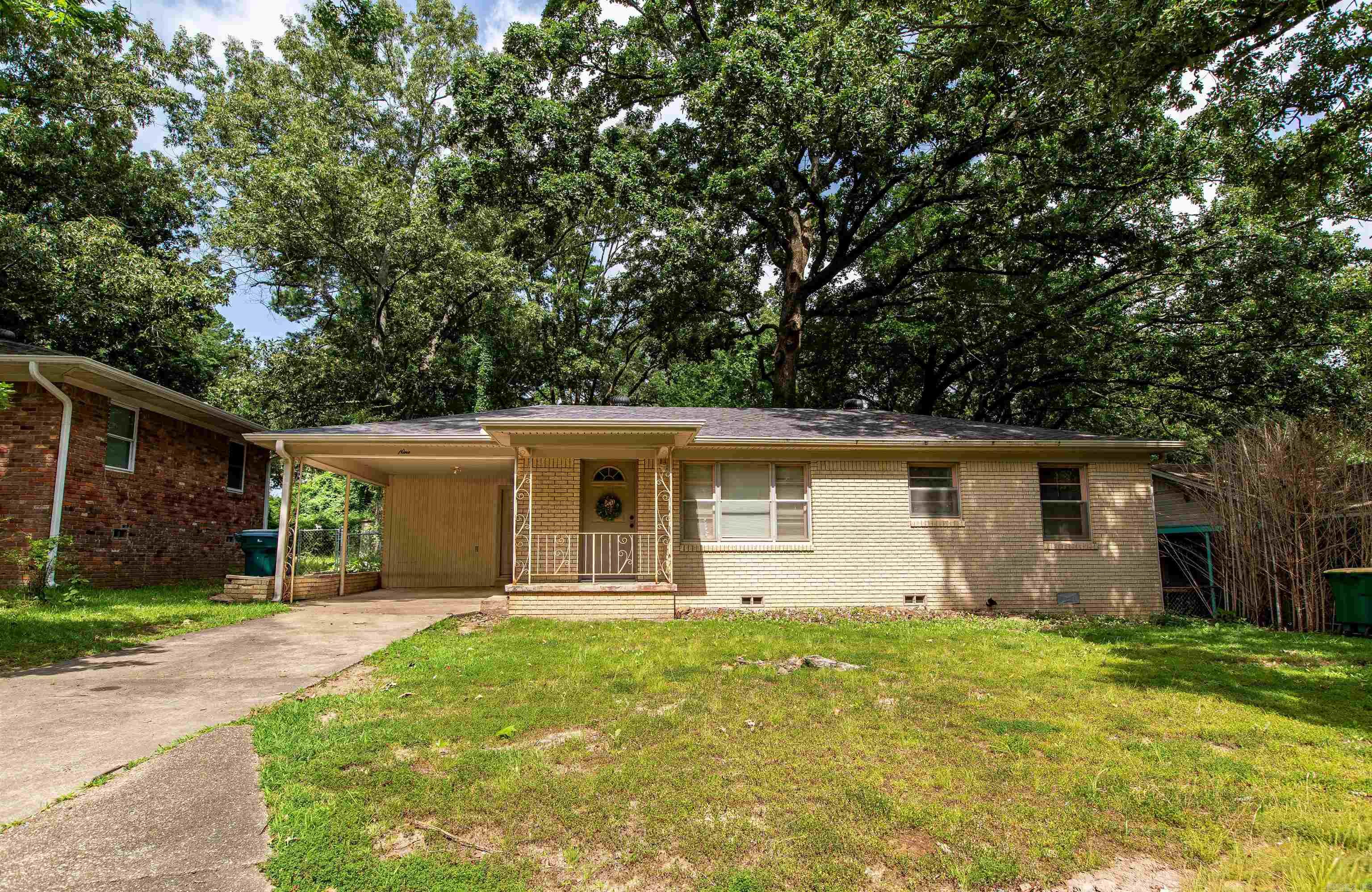 Close with equity already! This home, while technically a two bedroom, currently has a large additional den/formal dining space that just needs storage and a door in order to be an easy bedroom conversion. This room could also make a great office space. The kitchen has been fully renovated with new cabinets and granite countertops. The laundry room has been renovated to match and all appliances convey - so it is super friendly for the buyers out there trying to make the leap from a rental to a purchase. The bathroom has been renovated and has a walk in shower, so that it is easily accessed. Michaels Street has no outlet, so even though this home is in town, there's no through traffic on this street making it a very peaceful location. Agents see remarks for additional docs*