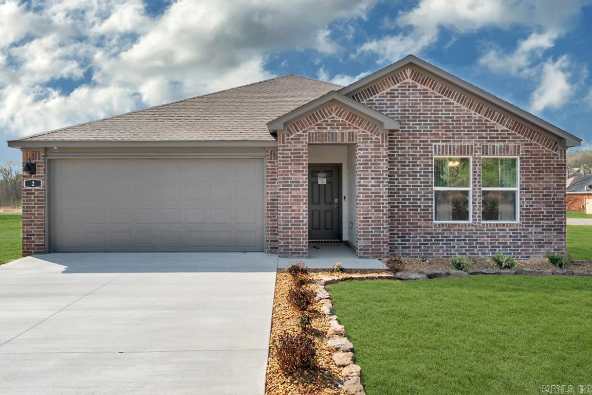 Jubilant Justin Plan plan with 4 Bedrooms, 2 baths, and a 2-car garage! These homes feature LVP flooring with carpet in the bedrooms and closets! Kitchen has 36-inch cabinets with granite kitchen countertops and an undermount kitchen sink! LED Lighting throughout! Primary bedroom with have a walk-in shower, granite counters and a walk-in closet! Brick exterior with Hardie® siding per plan and Architectural shingles. Covered patio per plan. Programmable thermostat! Special Builder warranty. Ask for details. Photos may be renderings/stock photos! HOA fees will be used for management. HOA/POA dues are not yet determined, the amount is estimated.  Taxes Estimated and TBD.