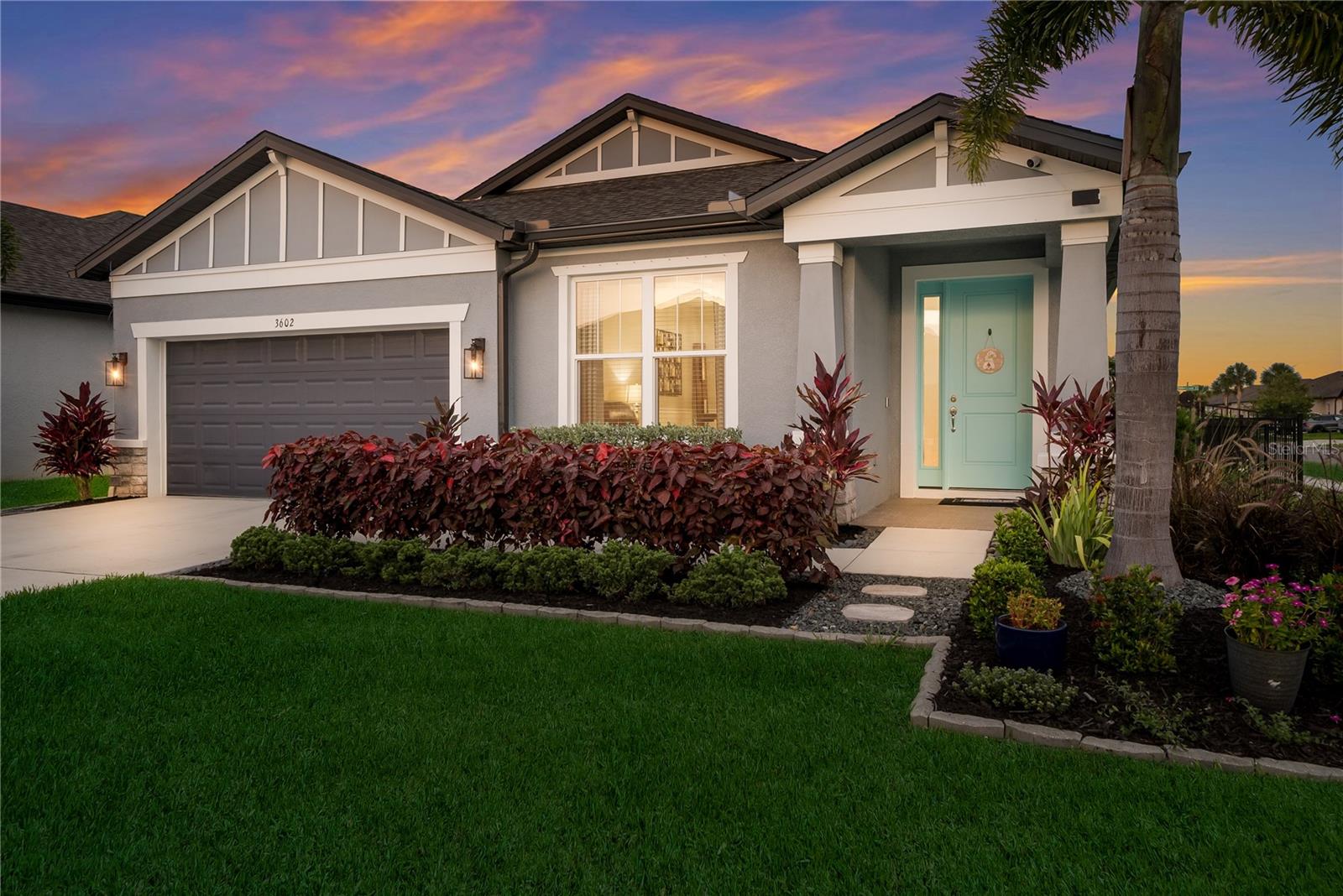 Welcome to 3602 Quiet Drive, a beautifully maintained MI Homes residence built in 2021 and thoughtfully designed for comfortable Florida living. From the moment you arrive, pride of ownership is evident, with attractive curb appeal, professional landscaping, and a desirable setting directly across from a park and playground.

Inside, the home offers a bright, open layout with flexible living spaces that can easily adapt to your needs. Just off the entry, a spacious flex room provides the perfect option for a home office, media room, formal living area, or additional gathering space. The main living area is open and inviting, featuring a well-appointed kitchen with a large center island, 42-inch cabinetry, upgraded stainless steel appliances, generous storage, and seamless flow into the dining and great room.

A private bedroom wing includes three generously sized bedrooms and a full bath, offering comfort and functionality for family, guests, or work-from-home needs. Upgraded baseboards and finishes throughout add a polished touch, while epoxy-coated garage floors provide both style and durability.

Step outside to your own private retreat, where a screened lanai and sparkling new saltwater pool create the perfect setting for relaxing, entertaining, and enjoying the Florida lifestyle year-round. The fully fenced backyard offers added privacy and space to gather, play, or unwind, with pond-fed irrigation helping keep the landscaping lush and beautiful.

Located in the sought-after Tatum Ridge school district and perfectly positioned near I-75 and Fruitville Road, this home offers convenient access to downtown Sarasota, award-winning Gulf Coast beaches, shopping, dining, parks, and everyday essentials. With thoughtful upgrades, a flexible floor plan, and a backyard designed for outdoor enjoyment, 3602 Quiet Drive is ready to welcome its next owner.