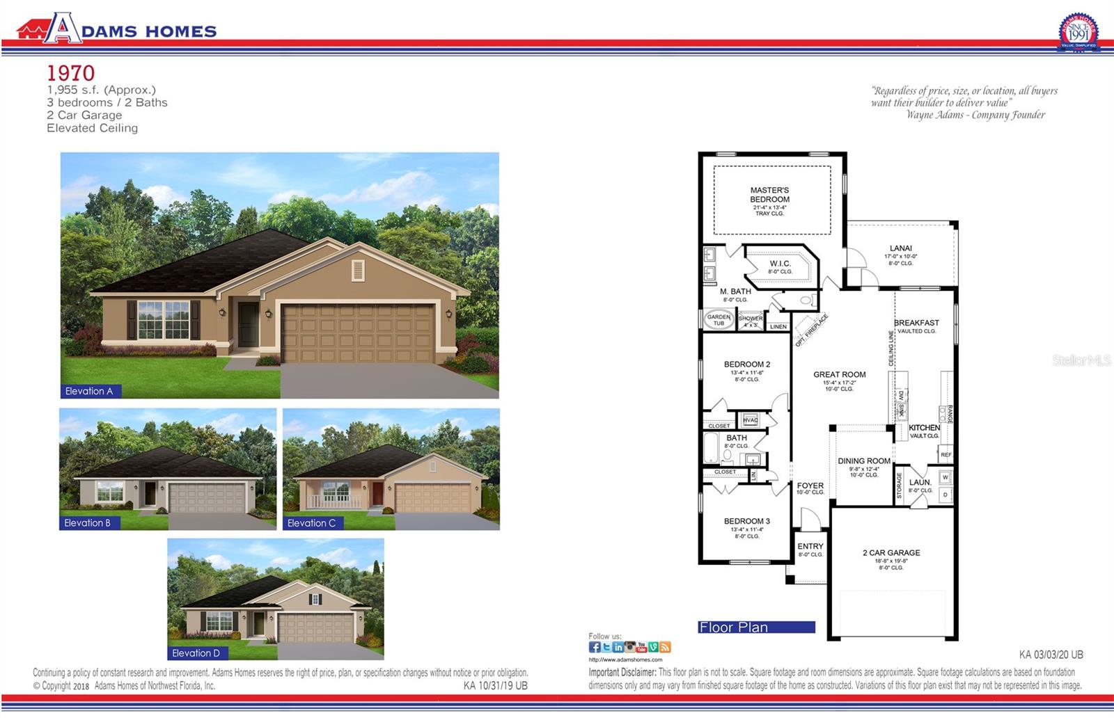 Introducing an exceptionally spacious residence! Discover the epitome of living well in this exquisite 1970 Sq ft home, boasting 3 bedrooms, 2 baths, a 2-car garage, and an abundance of entertainment space. Unparalleled attention to detail awaits you throughout this masterpiece. As you step inside, you'll be greeted by the captivating open-concept great room, dining room, and kitchen, adorned with 10' ceilings, enhancing the grandeur of the space. Revel in the elegance of wood-look ceramic plank tile flooring in the main areas, complemented by the timeless allure of granite countertops in the kitchen. Every inch of this home has been carefully designed with your comfort in mind. The lavish owner's suite offers a generous layout, while the ensuite bathroom boasts a double sink vanity with additional storage drawers, a linen closet, and a relaxing garden tub, among other luxurious features. Two additional bedrooms share an oversized bath with a linen closet, tub-shower combo, separate toilet, and a single vanity with ample storage. Located within a pet-friendly, gated community and connected to city water and sewer, this property presents a truly desirable lifestyle. Notably, there are no CDD fees, and the low annual HOA fees of only $84 per month. Beyond the bounds of this remarkable home, the surrounding area offers a wealth of amenities. North Port schools provide excellent educational opportunities for residents. Nearby, you'll find an array of shopping options, diverse restaurants, and exciting entertainment venues, ensuring there's always something to enjoy. Don't miss the chance to experience this captivating home firsthand. A $1000 deposit will get you under contract, the builder pays the majority of your closing costs when you work with one of our preferred lenders AND you get an additional $10k flex cash to help buy down the rate! Don't wait! Schedule your showing today and prepare to be impressed!