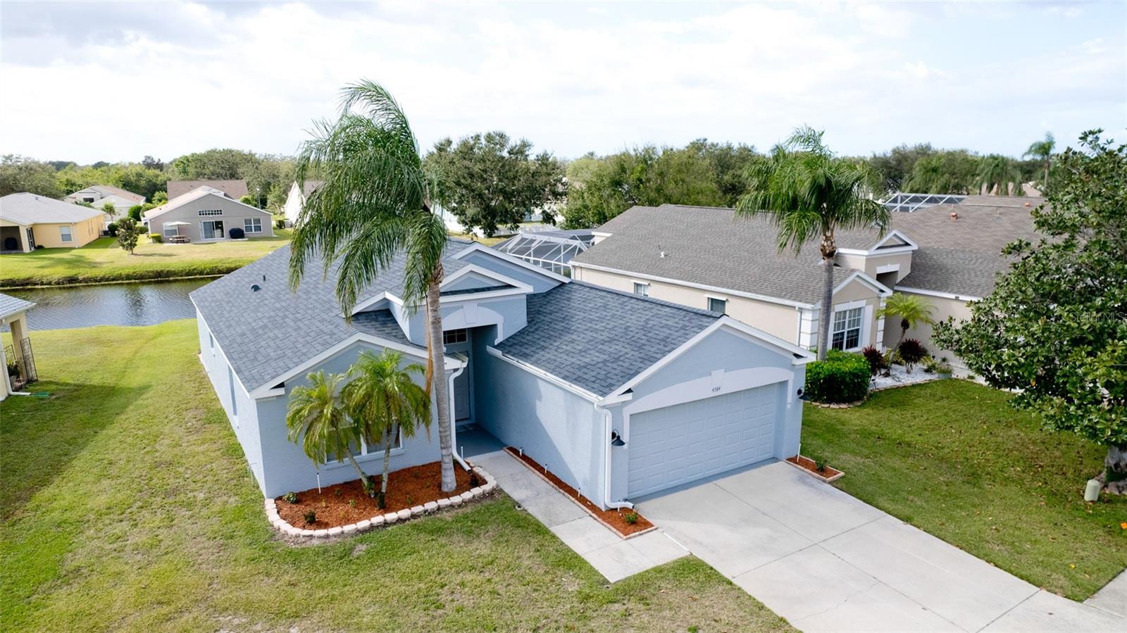 Welcome home! This four-bedroom, two-bathroom home is move in ready! and is available with the option of purchasing Turn Key for an additional $35,000! The home has a fantastic open floor plan with split bedrooms and features a calming lake view and has an oversized screened lanai for you to enjoy beautiful sunsets as the back of the home faces the west. Sabal Harbor has low HOA fees and the community includes a pool, tennis courts and basketball and play areas. However, the lot is large enough for you to install your own pool should you desire! The community has no rental restrictions should you decide to use the property as an investment vehicle. A new roof was installed in 2021. Location is great with easy access to I-75, the UTC Mall and the fantastic area beaches. Sabal Harbour offers a low HOA of only $69/month and includes a community pool, tennis courts, basketball courts, and a playground. Your new home is conveniently located just minutes from various restaurants, world-class stores, and the Manatee River. Enjoy spending the days at Siesta Key Beach, Bradenton Beach, and The John and Mable Ringling Museum of Art. Schedule your private showing today! Owner is a licensed Florida real estate agent and has an ownership interest in the property.