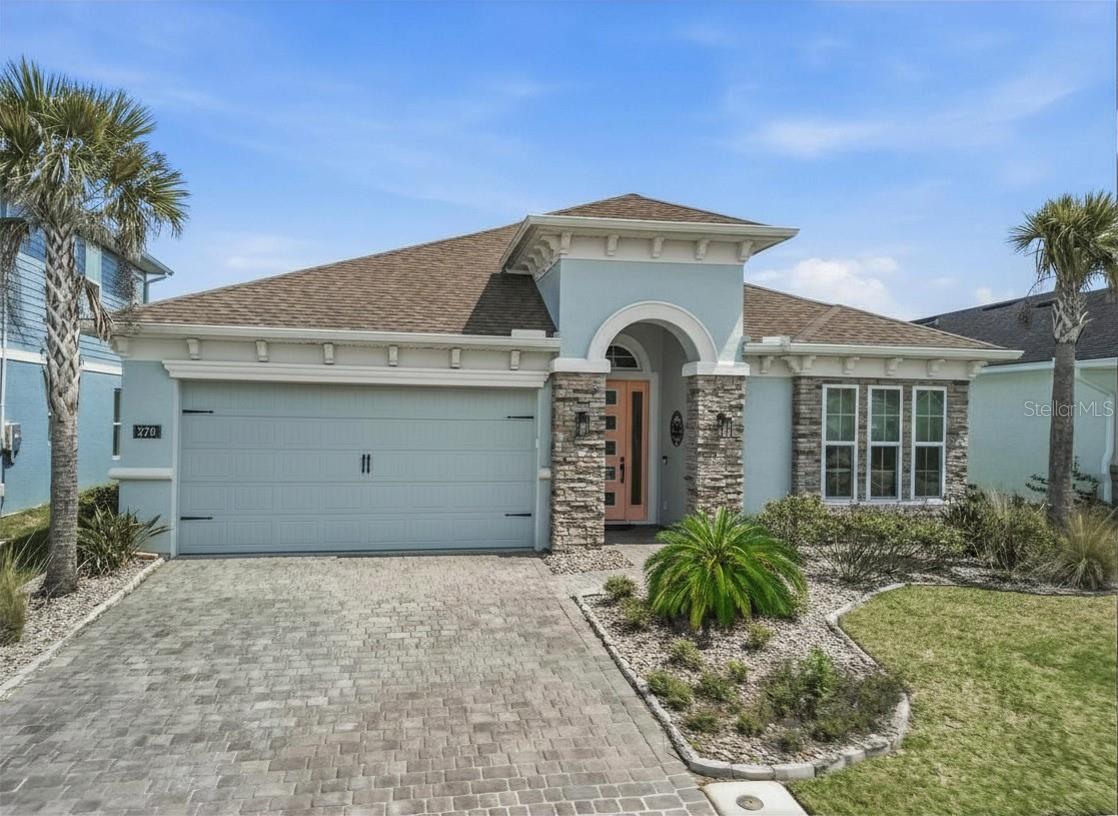 Now offering 270 Azure Mist Way—why wait to build when you can move right into this beautiful pool home in the sought-after Mosaic community of Daytona Beach? Tucked away yet close to everything, you’re just minutes from shopping, major highways, and the beach.
This 3-bedroom, 2.5-bath home with a dedicated office/flex space features 12-foot ceilings and an open, airy layout filled with natural light. Enjoy peaceful pond and preserve views right from your main living spaces. The magazine-featured kitchen is a standout—stylish, functional, and perfect for everyday living or entertaining. The primary suite offers a relaxing retreat, while the additional bedrooms provide flexibility for guests or family. Step outside to your screened lanai and pool overlooking the pond—ideal for morning coffee or unwinding at the end of the day. Located in Mosaic with great amenities and a laid-back lifestyle, this home is one you won’t want to miss.