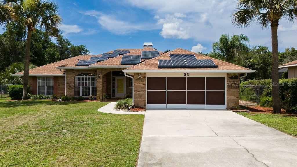 Virtually Staged. Welcome to this beautifully updated 3-bedroom, 2-bath pool home in the heart of DeBary, just 2 miles from the St. Johns River, Highbanks Marina, and public boat ramp.

Inside, you'll find a bright, freshly painted interior (June 2026), a spacious kitchen with granite countertops, stainless steel appliances (refrigerator 2025). Granite countertops continue into both bathrooms, while the approximately 300sq ft enclosed patio with its own energy-efficient mini-split provides the perfect flex space for relaxing, entertaining, or working from home.

Step outside to your private backyard retreat with no rear neighbors, a fully fenced yard with double gates on both the side and rear, and a solar-heated pool featuring new surface tile (2024) plus a new pump and filter (2025). A new roof (2024), storm shutters for added peace of mind and solar panels (2020) help keep monthly electric bills low, offering both comfort and long-term savings.

Conveniently located just 1 mile from Rob Sullivan Park and sports fields, within walking distance of A-rated schools, shopping, restaurants, and public transportation. Plus, you're only 30 minutes from the beach, 45 minutes from Disney, and have easy access to I-4. Pool. Privacy. Location. Efficiency. This one truly has it all. Please note this property may be under audio and visual surveillance.