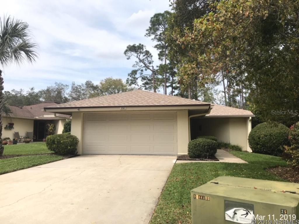 Beautiful renovated 2/2 home in Sugar Mill, Braeburn community. 2 car garage, Florida room, tile and laminate thru-out. Tankless hot water heater, water softner system. Community pool. Quiet area, gated community. Lawn service included.