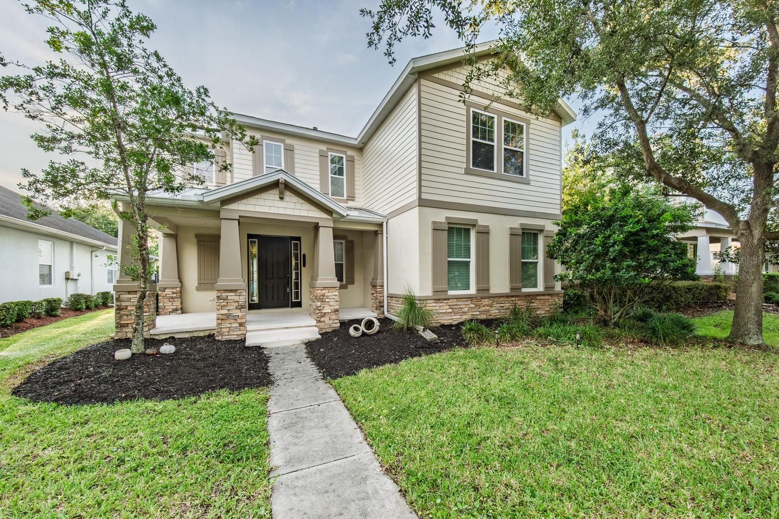 Welcome Home to 7912 Hampton Lake Dr, Tampa, FL
Move-in ready and beautifully maintained in a highly sought-after Tampa neighborhood, this home welcomes you through a grand foyer that opens into a light-filled, open-concept living space, where oversized windows flood the room with natural light and set a warm, welcoming tone throughout. The gourmet kitchen anchors the home with modern appliances, generous counter space, and a stylish center island, plus a cozy breakfast nook overlooking the backyard, while the main-floor primary suite offers a true retreat with a spacious walk-in closet and a spa-inspired en-suite featuring a soaking tub and separate shower. Upstairs, well-sized bedrooms offer flexibility for family, guests, or a home office. Recent updates make this home truly move-in ready, including a freshly painted exterior (2026), fresh interior paint throughout (2023), new luxury vinyl flooring throughout (2023), new wrought iron fencing (2023), a new HVAC system (2021), a new hot water heater, a new garage door opener (2023), and new ceiling fans with light fixtures in all bedrooms and the living room/flex space. Step outside to a private patio and lushly landscaped backyard, perfect for entertaining, weekend BBQs, or simply enjoying the Florida sunshine, all just minutes from top-rated schools, shopping, dining, and recreation. Don't miss your chance to call this home — schedule your private tour today!
