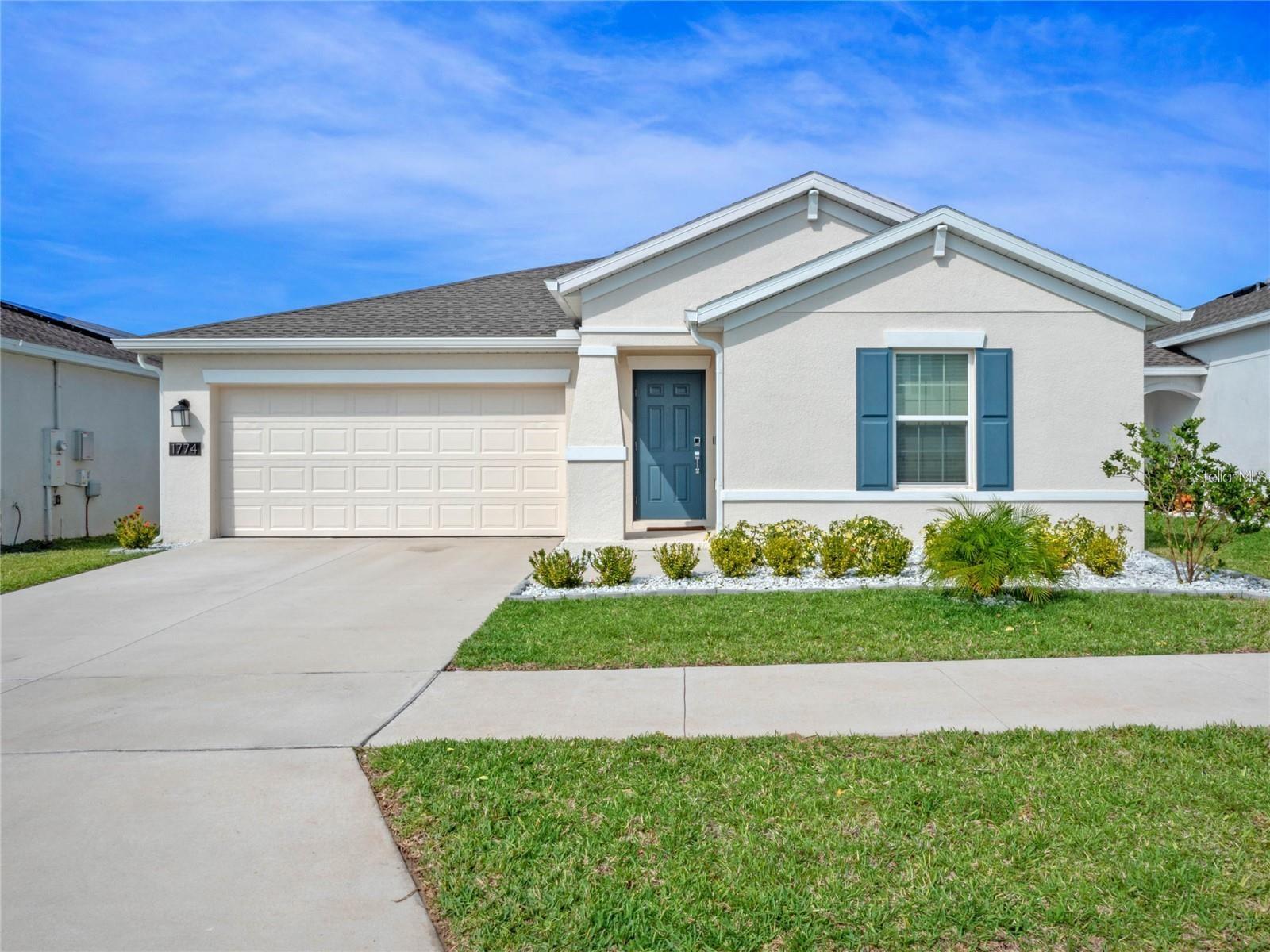 Now available for rent directly from the owners, this beautiful home in the sought after Trinity Lakes community of Groveland offers the convenience of renting without dealing with a property management company.
Built in 2023, this energy efficient solar powered home has been exceptionally maintained and features 3 bedrooms, 2 bathrooms, a 2 car garage, and a bright open concept layout that is perfect for both everyday living and entertaining.
The spacious kitchen is the centerpiece of the home, offering quartz countertops, stainless steel appliances, a large walk in pantry, abundant cabinet storage, and an oversized island with breakfast bar seating, making it ideal for cooking and gathering with family and friends.
Your monthly rent includes HOA dues, professional lawn care, and exterior pest control, giving you added value and fewer responsibilities. The solar system helps keep electric bills remarkably low, saving you hundreds of dollars each year. The home also features recently installed rain gutters.
Residents of Trinity Lakes enjoy outstanding community amenities, including a resort style swimming pool, clubhouse, fitness center, playground, park, and dog park. The location provides quick access to shopping, restaurants, and outdoor recreation, while Florida's Turnpike and other major Central Florida highways make commuting throughout the region easy.
If you're looking for a modern, move in ready home with exceptional value and outstanding community amenities, this is one you won't want to miss. Contact the owners today to schedule your private showing.