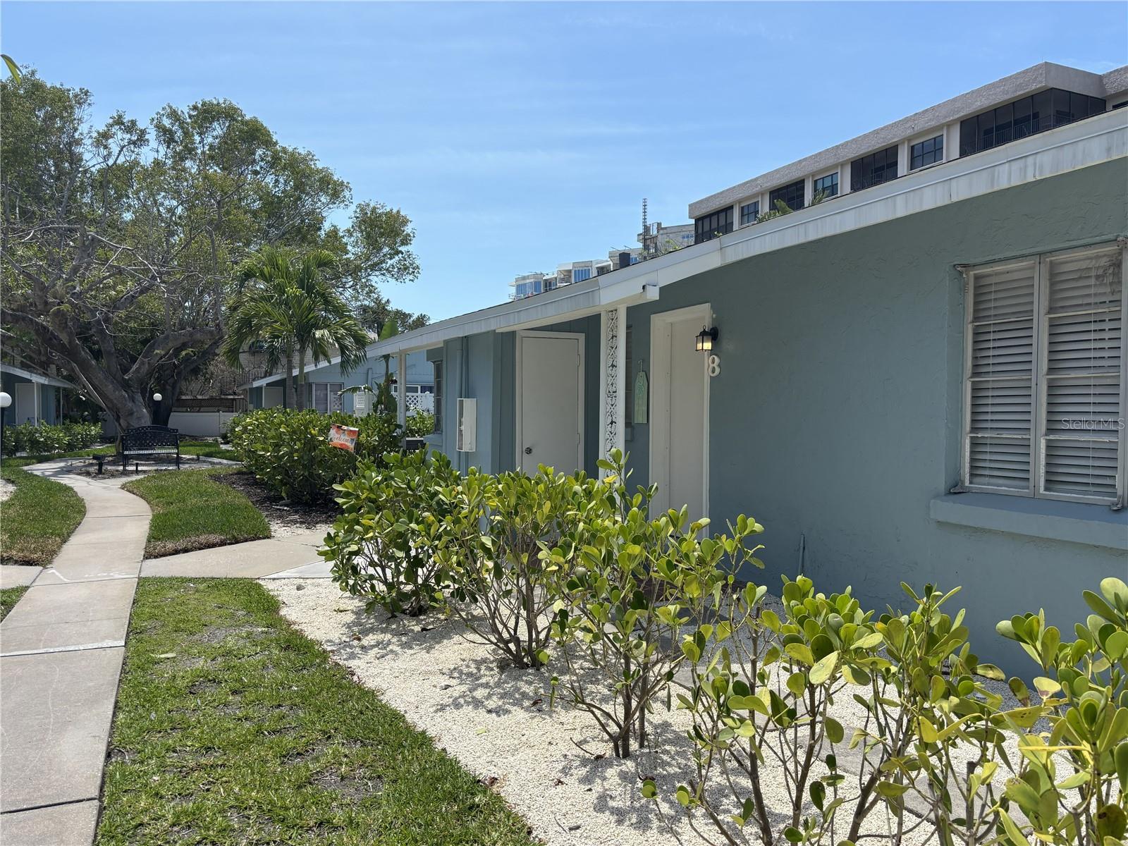Welcome to 170 Roosevelt Dr. Unit #8,at Pelican Gardens a beautifully updated studio/efficiency, one-bath condo located just steps from the powdery sands of Lido Beach and the world-class shopping and dining of St. Armand's Circle. Completely remodeled in November 2024, this light and bright ground-floor unit offers a fresh, modern coastal aesthetic with new flooring, stylish fixtures, and a sleek kitchen featuring stainless steel appliances and quartz countertops.

Perfect as a beachside getaway or an investment property with excellent rental potential, this turnkey condo offers the ultimate Sarasota lifestyle. Enjoy morning strolls along the Gulf, sunset views, and the convenience of being minutes from St. Armands,  downtown Sarasota’s arts and cultural scene.
Low HOA fees, and a well-maintained community complete the package for units 5,17,19. Whether you’re looking for a vacation getaway or a smart investment, Unit #8 is move-in ready and waiting for you.