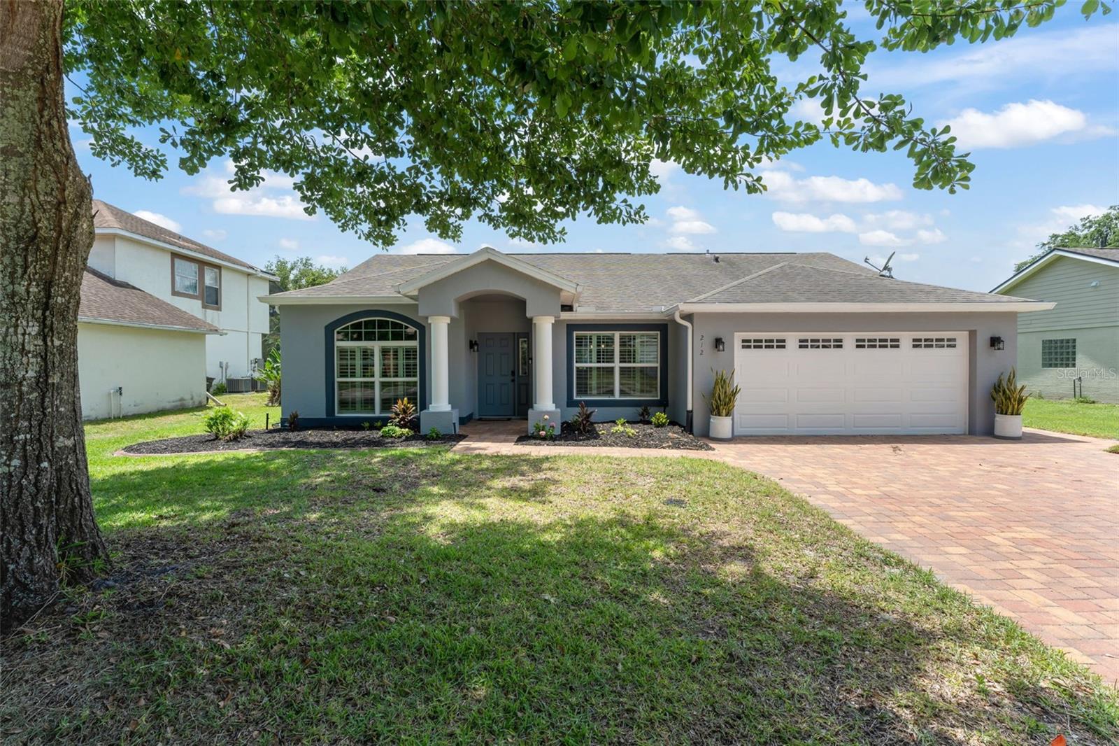 **This house comes with a REDUCED RATE through the seller's preferred lender. This is a lender-paid rate buydown that reduces the buyer's interest rate and monthly payment.**

Welcome to 212 Soldiers Creek Place in Longwood, a 4-bedroom, 2-bath home offering 1,893 sq ft of living space, a functional single-story layout, and a long list of thoughtful updates. Built in 1993 and well maintained over time, this home blends everyday comfort with practical improvements throughout the interior and exterior.

Inside, the home features wood-laminate waterproof flooring installed in 2023, updated interior doors, hardware, and trim, along with new base trim for a clean, refreshed look. The living room includes a custom cabinet added in 2025, while plantation shutters in the dining room and den, plus custom blinds in the living room, add privacy and style. The layout offers flexible living areas for gathering, dining, working from home, or creating additional lifestyle spaces.

The kitchen has been updated with a new backsplash, resealed granite countertops, custom cabinet organizers, a custom pantry organizer, and painted cabinetry with new hardware. Appliances include a Bosch induction range with convection oven, Bosch microwave, new refrigerator, and new dishwasher. The laundry area also benefits from painted cabinetry, updated hardware, and a new washer and dryer.

The 4-bedroom, 2-bath layout provides room for residents, guests, a home office, or hobby space. The primary bedroom includes a Wi-Fi enabled ceiling fan and custom closet organizers, while the second bedroom also includes custom closet organization. The primary bathroom features a fully updated vanity, while the secondary bathroom includes painted cabinetry and updated hardware, contributing to the home's cohesive interior updates.

Major system improvements add to the home's value and peace of mind, including a full replumb completed in November 2023, new water heater in 2024, Ecobee thermostat, portable generator transfer switch, roof from 2015, and a Wi-Fi enabled garage door opener installed in 2024. Exterior updates include full exterior paint in 2025, added rock border, French drains in the lawn, and irrigation/sprinkler replacement on the left side of the home in 2026. Lawn care is also prepaid through late 2026.

Outdoor living is supported by a patio area with a patio TV installed in 2025, offering a comfortable setup for relaxing or entertaining. The yard provides usable outdoor space with low-maintenance improvements already in place, while still offering room for the next owner to personalize the setting over time.

Located in Longwood, the home is set in an established Central Florida community with convenient access to parks, schools, shopping, dining, medical services, and major roadways. The location offers easy connections to Lake Mary, Altamonte Springs, Sanford, Winter Springs, and Orlando, making it a practical choice for buyers looking for a residential setting with everyday conveniences nearby.