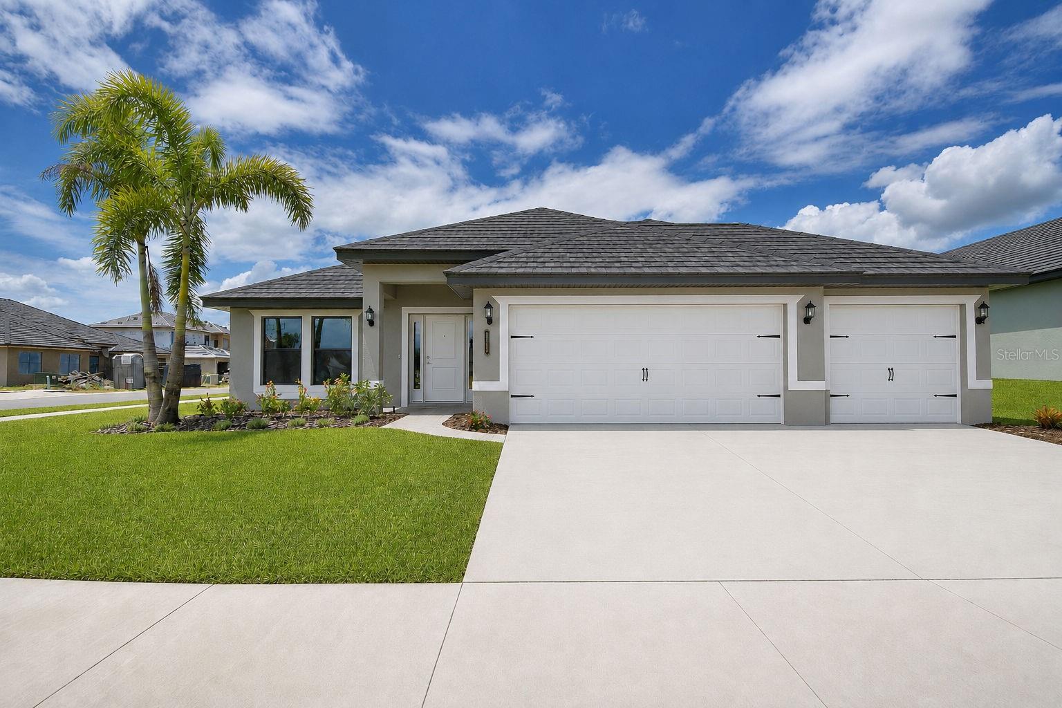 Under Construction. Photos are of a completed home, colors/features may vary. This Home features 4 bedrooms, 3 Baths, 3 car garage and a large covered lanai! This Home offers a split living and bedroom plan, entertainer’s Kitchen with abundant countertops space, and an expansive master suite with his and hers closets. Cadence Crossing is located on the well-traveled K-Ville Road which will lead you to Hwy 92, 540, Hwy 98, and I-4 all within 15 minutes less. These travel arteries can get you to Lakeland, Auburndale, and Winter Haven within 15 minutes or less. You truly will enjoy an easy commute to these cities when you buy real estate in K-Ville where there are never-ending things to do! When owning your home in Cadence Crossing you will enjoy tile in the main living area, 36” cabinets with crown molding, 5 ¼ baseboards, stainless steel appliances, and energy-efficient features throughout the home. CUSTOM EXTERIORS 30-year mildew resistant dimensional shingles Cementitious masonry finish walls & gables, Termite treated with Bora care-renewable after 1st year Designer paint schemes Two convenient garden hose bibs,Dead bolt locks on all exterior doors, Low maintenance aluminum fascia and vinyl soffit Professionally landscaped yards, Two exterior weatherproof electrical outlets, Insulated, fiberglass front & rear doors, Decorative coach lights on garage and front entry. EXCEPTIONAL INTERIORS Stain resistant designer carpet, Recessed LED lighting in kitchen & family room, Level 1 tile standard in kitchen, laundry, foyer, and bathrooms Prewire for ceiling fan and 4 LED discs in family room, Pre-wiring for ceiling fans in all bedrooms with dual switches LED Disc, with rocker switches in all bedrooms,Doorbell chimes and protective smoke detectors Knock down texture on all interior walls and ceiling, Generous walk in closets with ventilated shelving,6 TV/Cable jacks or phone jacks,Vaulted ceilings,Wood Window Sills Brushed nickel hinges, fixtures and door knobs Indoor laundry room, Upgraded 5 1/4 baseboards throughout,5 panel smooth finish interior doors with brushed nickel, lever door handles,Garage door opener prewire, Two tone Interior paint package 220-volt dryer outlet Custom cased openings, GOURMET KITCHENS Designer recessed lighting Custom wood cabinets with adjustable shelves Included 36” upper cabinets with crown molding and custom bump out Stainless steel double bowl sink.Single lever brushed nickel faucet with pull out sprayer,Energy efficient multi-cycle dishwasher, Smooth top stove with self-cleaning feature, Space saver microwave above the range, Ice maker connection Spacious pantry with ventilated shelving. LUXURY BATH AREA Easy care garden tub/shower combination in master bath Separate linen closet, Elongated toilets,Pull out drawers in most cabinets, Dual rectangle sinks, Upgraded brushed nickel faucets ENERGY EFFICIENCY Double pane insulated windows with tilt-in sash for easy cleaning,Energy efficient Whirlpool appliance package,R-38 ceiling insulation,Continuous soffit attic ventilation,Off ridge roof ventilation,15 SEER Heat Pump with digital thermostat Low volume flush toilets CONSTRUCTION QUALITY Interior wood studs 16” on center,Professionally engineered roof truss system.