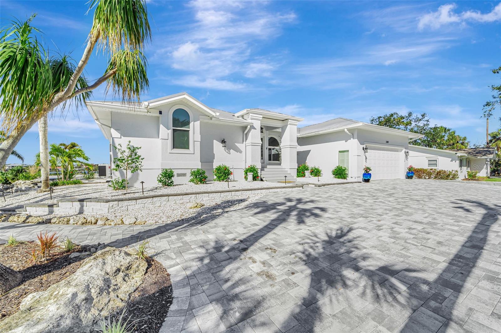***Waterfront Paradise in Nokomis *** Currently among the lowest priced homes on the inter-coastal. 110 feet of waterfront frontage and a corner location provides expanded panoramic views of watercraft, dolphins, manatee's and other sea life. *** Beautiful, updated home on Blackburn Bay in Nokomis with sunset views overlooking Casey Key. This 3-bedroom 2.5 bath 2388 sq ft. home has been extensively updated with new finishes and improvements throughout. *** The home is located on a quiet privately maintained street.  As you enter the secluded home, new plank tile flooring greets you in the redesigned great room and continues throughout the home.  The open floor plan boasts high ceilings and expansive bay views. *** Two sets of impact sliders open onto the pool deck area for the indoor-outdoor experience. A beautiful coral stone wood burning fireplace, which has been redone with a new fire box insert and chimney cap, anchors the kitchen and great room.  The kitchen has updated granite and Corian countertops, sink area and newly painted cabinets. *** The primary suite has its own impact sliders that open to the pool area with bay views. The primary bath received a total renovation and includes a new large walk-in shower, tile flooring and dual sinks on a custom bathroom vanity. The oversize walk-in closet has custom built-ins. *** There are 2 guest bedrooms and a large, updated guest bath with walk-in shower and dual sinks.*** Brand New Pool Enclosure with the Scenic View Panel for unobstructed views *** The resurfaced heated pool with new water feature overlooks the bay. There is also a half bath in the pool area.  For the boaters there is a 10,000 lbs. lift with electric at the dock, and only 20 minutes to the Gulf of Mexico thru the Venice jetty. Also, a second dock for fishing and sunsets right out on the bay. In the garage there is an auto lift for car enthusiasts.  The house is being offered furnished, subject to certain exclusions. other updates include new paver driveway, sidewalks and pool deck, updated landscaping, impact windows and doors throughout the home, tile plank flooring, baseboards, fresh paint inside and out, new sprinklers, new outdoor lighting, new pool light and queen-sized murphy bed.  Repairs to the boat lift and dock are on order. There was no water damage, no water intrusion in the property or the pool. *** Seller has now completed the purchase of the easement property in front of their driveway adding additional space of approx.1823 Sq ft. 
Nokomis Beach is only about a 5-minute drive, downtown Venice with its boutique shops and restaurants is only 10 minutes.  Legacy Trail and Oscar Scherer State Park are nearby as well.