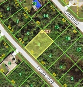 Build your Florida dream home on this vacant lot in Englewood, conveniently located near shopping, dining, medical facilities, the Englewood Charlotte Public Library, Ann & Chuck Dever Regional Park, golf, beaches, boating, and fishing. Situated in a growing area with new construction nearby, this property offers an excellent opportunity for a primary residence, seasonal retreat, or investment. Buyer to verify utility availability, scrub jay status, flood zone, environmental conditions, and all building requirements with Charlotte County.