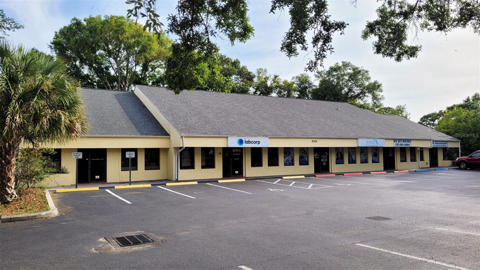 Fully leased medical office investment in the center of South Pinellas. LabCorp, Orthodontist Specialist of Florida, Life Adventures Counseling and We Buy Houses are all stable tenants providing a comfortable return on your investment. Just a few blocks from Park Blvd., this location is centered between US Hwy 19 and the beaches. Easy to get to from all of South Pinellas.  Perfect for practitioner looking to secure a foothold in the market below replacement cost, occupy as the lease(s) expire and enjoy an income stream in the interim.