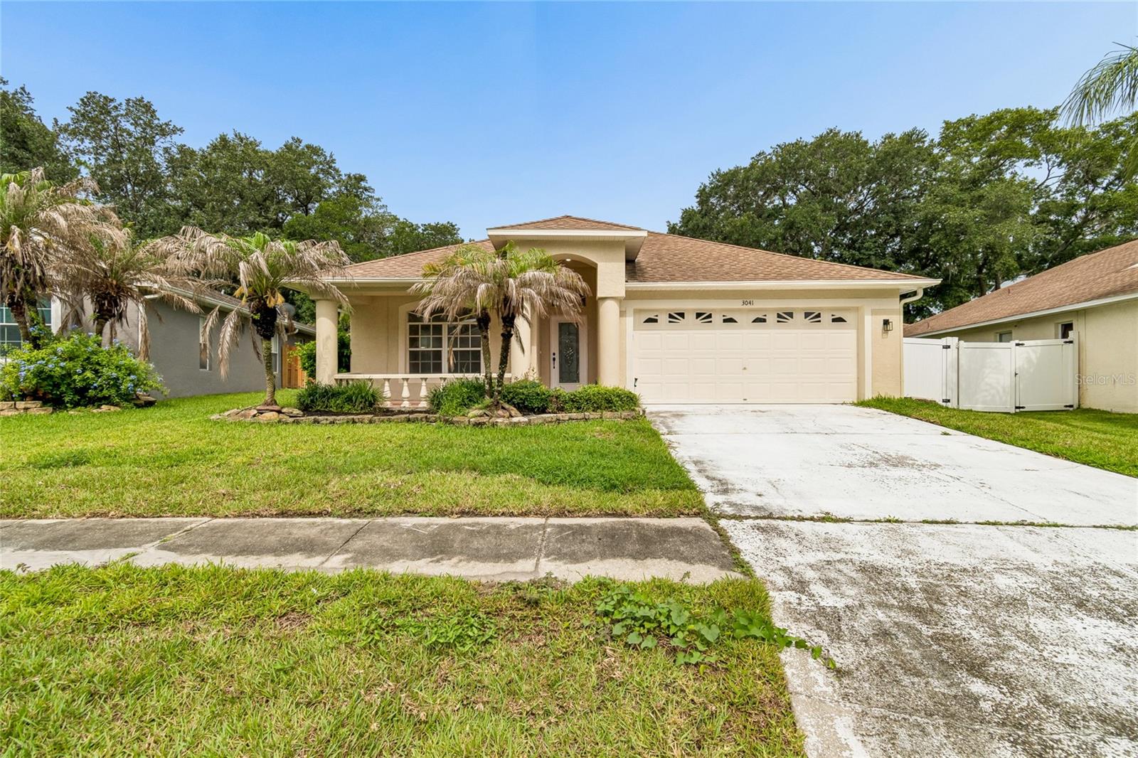 Welcome to your fully remodeled dream home in the highly desirable Twin Lakes of Brandon community! This stunning residence offers over 2,000 sq ft of beautifully updated living space, featuring designer finishes and a bright, open layout perfect for modern living. The luxurious bathrooms have been completely renovated with sleek quartz countertops, elevated fixtures, and spa-like touches, while spacious walk-in closets provide both style and functionality. Step outside and fall in love with your own private oasis—a crystal-clear pool surrounded by a fully fenced backyard, ideal for entertaining, relaxing, or enjoying Florida’s sunshine year-round. Inside, you’ll find expansive living and dining areas that create the perfect flow for gatherings, along with a spacious two-car garage for convenience. Located in the established Twin Lakes community, known for its scenic lakes, mature landscaping, and peaceful atmosphere, this home also benefits from a low HOA and access to desirable neighborhood amenities. With its combination of modern upgrades, generous space, and resort-style outdoor living, this property truly has it all.