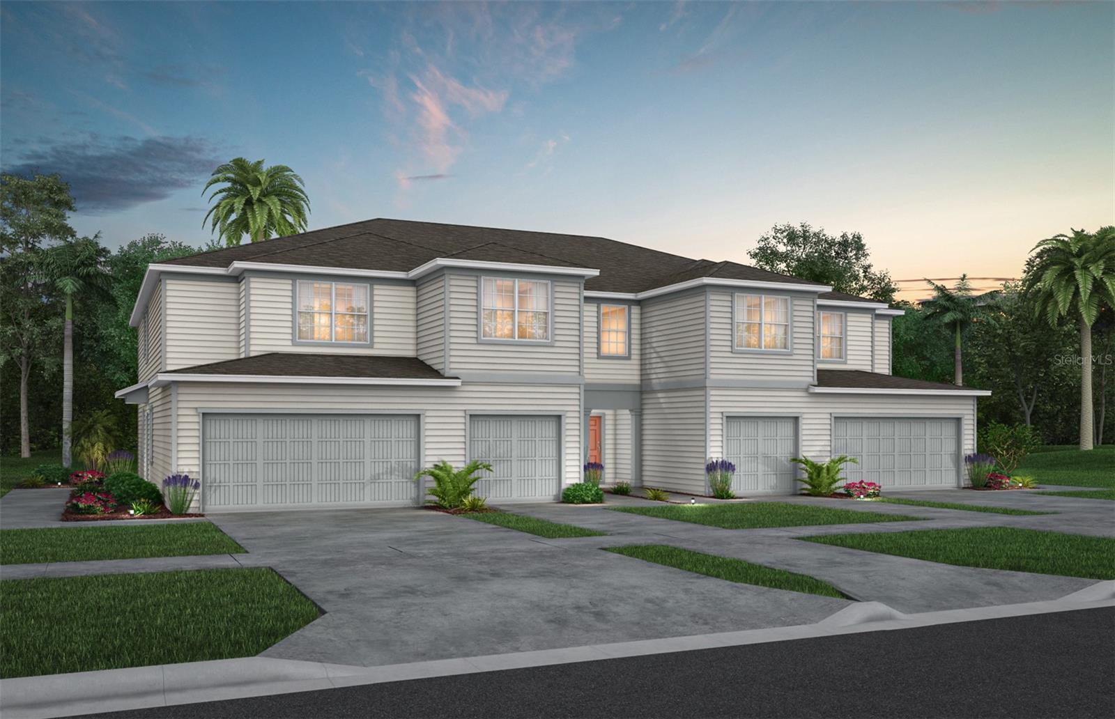 Under Construction. At Pulte, we build our homes with you in mind. Every inch was thoughtfully designed to best meet your family’s needs, making your life better, happier and easier. This gorgeous end unit Marigold two-story townhome enjoys a prime location near the amenity center, a large green nature view backyard, has no rear neighbors and features our Premier Fresh design package, 3 bedrooms, 2 full bathrooms, a powder room, a two-car garage, a back patio, washer, dryer, refrigerator and window blinds. The spacious first floor is ideal for entertaining, featuring a powder room, open concept gathering room, café and kitchen and a back patio. The kitchen is equipped with a pantry, bright white Villanova cabinetry, Eden Bianco ceramic tile backsplash, Lagoon quartz countertops and beautiful Positano Blanco porcelain tile flooring. After a long day, retreat upstairs to your private oasis. The Owner's Suite features a spacious walk-in closet and en suite bathroom with a double sink quartz-topped white vanity, linen closet, private water closet and oversized shower. Two additional bedrooms, the secondary bathroom and the laundry closet are also on the second floor, offering privacy and space for everyone. Professionally curated design selections for this popular Marigold townhome include washer, dryer, refrigerator, blinds, white Villanova cabinetry with quartz countertops, ceramic tile accents in the kitchen and bathrooms, Positano Blanco porcelain tile flooring in the first floor living areas, bathrooms and laundry room, soft, stain-resistant Ornamental Gate carpet in the bedrooms and second floor living areas and so much more! Belle Haven by Pulte offers single family homes and townhomes in Davenport, just minutes from Hwy-27, I-4, SR-429, Disney and the 80-acre open-air shopping, dining and entertainment center of Posner Park. On-site amenities include a community pool with cabana, open green spaces and a community playground. Spectrum Gigabit High-speed Internet and TV are included in the HOA fees and there is no CDD. Visit today to ask about closing costs incentives and make this home yours!