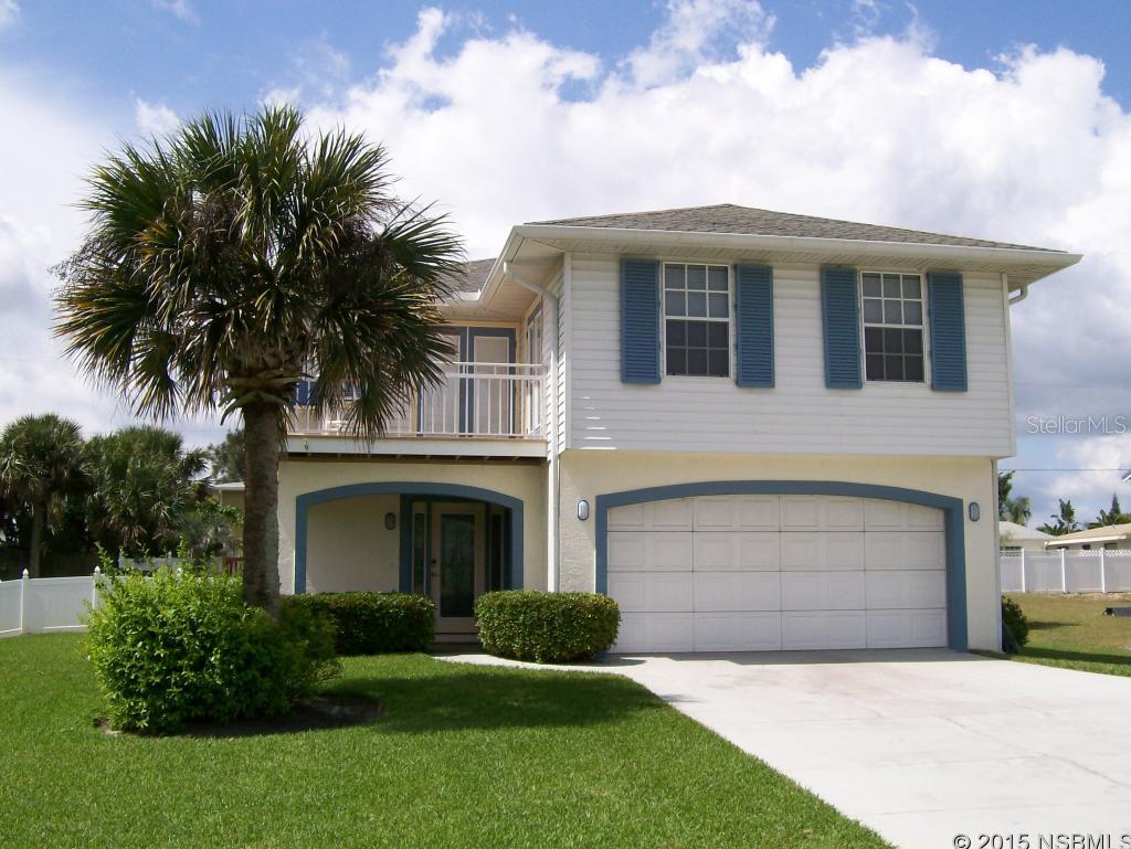 Great beach house!  2 br/1.5 bath upstairs and 2 br/1 bath downstairs--great for extended family or in-law quarters.  Upstairs boasts updated kitchen w/full appliance pkg, wood flooring, cathedral ceilings, master bedroom w/balcony that can be also accessed from the kitchen, and a screened porch across the back of the house for afternoon gatherings.  The downstairs includes a bonus area with kitchenette and add'l screened porch leading to the fully fenced back yard.  New roof in 2017.  This home has been lovingly cared for and is ready for a new owner! ;Water: City