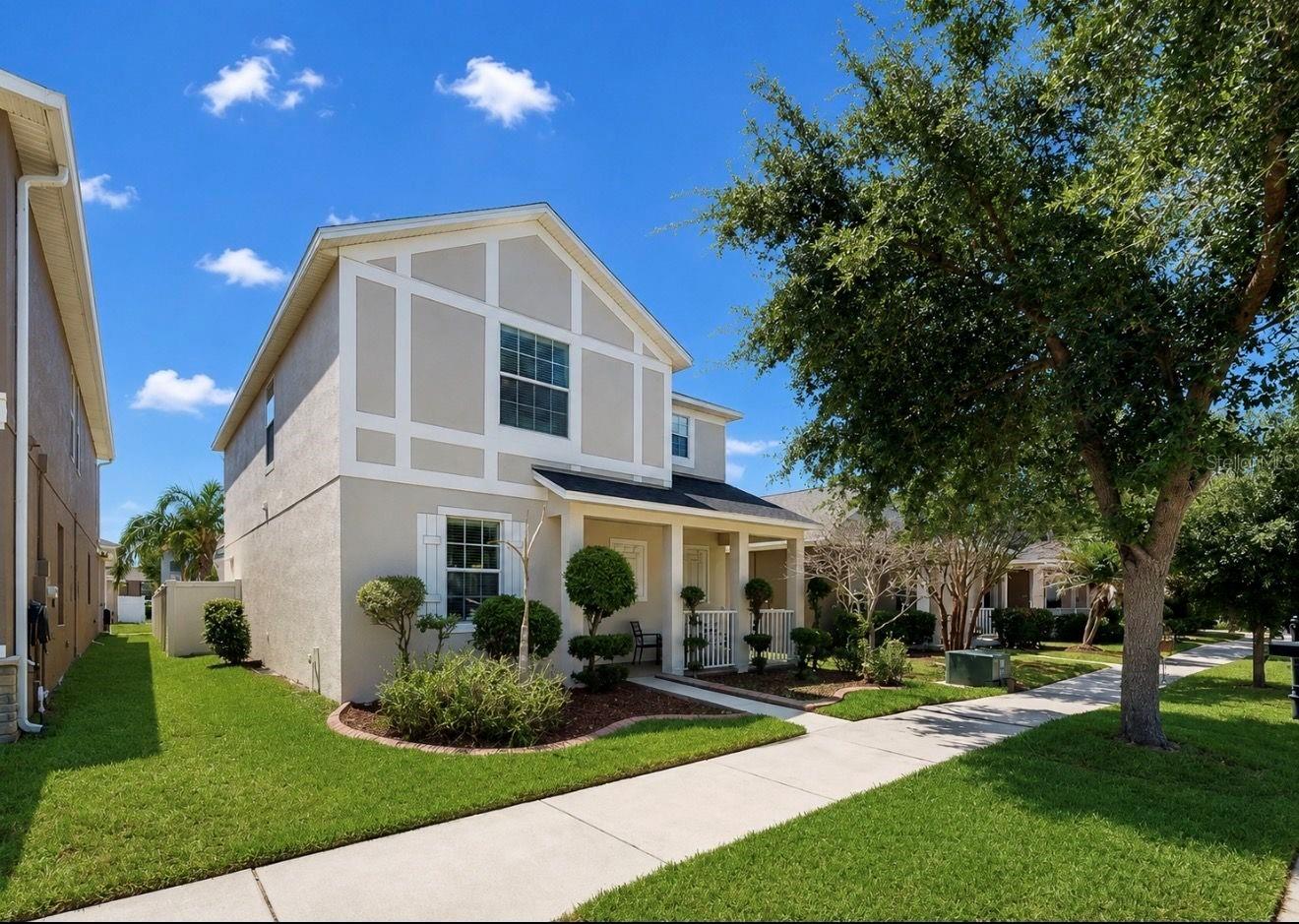 Welcome to this beautifully updated 3-bedroom, 2.5-bath home in the highly desirable Triple Creek community, where peaceful pond views greet you right outside your front door. Designed for comfortable everyday living and effortless entertaining, the open-concept floor plan is filled with natural light and features durable tile flooring throughout the main living areas.

The spacious kitchen serves as the heart of the home with granite countertops, stainless steel appliances, abundant cabinetry, and an oversized center island overlooking the family room perfect for gathering with family and friends. Upstairs, the private primary suite offers a relaxing retreat with two walk-in closets, dual vanities, a garden tub, and a separate walk-in shower.

Step outside to enjoy your fully fenced backyard featuring an expansive paver patio with plenty of room for outdoor dining, entertaining, pets, and play.

Enjoy peace of mind knowing the major updates have already been completed, including a full roof replacement (December 2024), exterior repaint (November 2025), refreshed sod (2025), and new windows (2026).

Residents of Triple Creek enjoy resort-style amenities including two community pools, a state-of-the-art fitness center, playgrounds, scenic walking and hiking trails, a gazebo, and a dog park all conveniently located near shopping, dining, schools, and major commuter routes. This move-in-ready home offers the perfect combination of modern updates, functional living spaces, and exceptional community amenities.