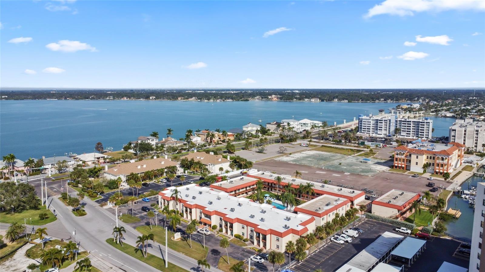 This high and dry waterfront condo sustained NO storm damage and is priced as the best value on the beach. This beautifully maintained 1-bedroom, 1-bath residence in Treasure Island is fully turn-key, move-in ready, and offered furnished, making it ideal for personal use or rental income. Just a short walk to the sandy beaches, the location is perfect for full-time residents, seasonal owners, or investors.
The community allows a one-month minimum rental period, giving you flexibility to rent by the month or longer while still enjoying the property yourself. The well-managed complex offers excellent amenities including kayak and bike storage, a heated waterfront pool, fishing pier, and a scenic BBQ area overlooking the water. Conveniently located just minutes from Treasure Island Beach and off Central Avenue, you’ll have easy access to downtown St. Petersburg’s dining, entertainment, and shopping, while still enjoying a relaxed coastal lifestyle. Spend your days watching sunsets, enjoying fresh seafood, and exploring nearby attractions. Hospitals, clinics, airports, and amusement parks are all close by for added convenience. Emotional support pets are allowed with proper documentation and HOA approval. This is truly a slice of paradise on Paradise Boulevard—an exceptional opportunity to own a waterfront condo at a great price. Schedule your showing today and see why this one checks all the boxes.