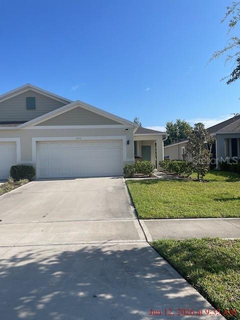 Short Sale. SHORT SALE!!  SHORT SALE!! Seller accepting CASH and Conventional financing ONLY!! Needs TLC. Bankruptcy short sale will take about 120 days to get response on offer from lien holders. Welcome to 2876 Sunridge Loop - a 2-bedroom, 2-bath villa with a versatile bonus room perfect for a home office, hobby space, or guest room. Enjoy the convenience of a two-car garage and the ease of low-maintenance villa living in the heart of Saint Cloud.