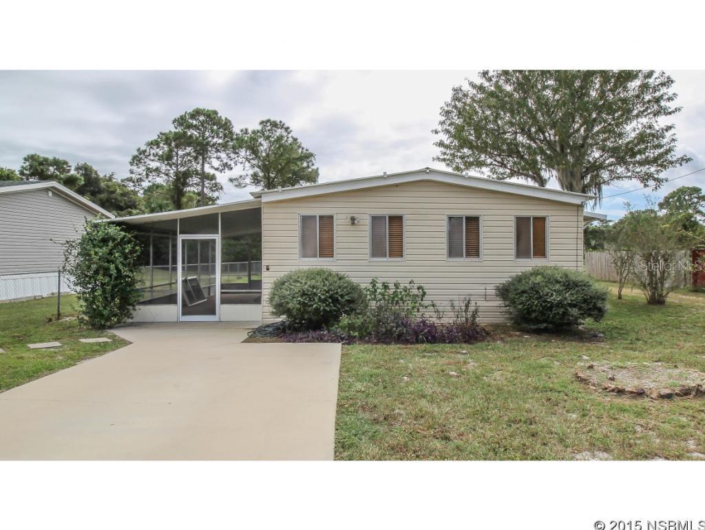 Clean 2 bedroom 2 bath manufactured home located on deep lot on quiet dead end street. Home features a spacious living room, updated bathrooms, 27'x11' screened porch, storage shed, central A/C, is just minute to schools, shopping & more.