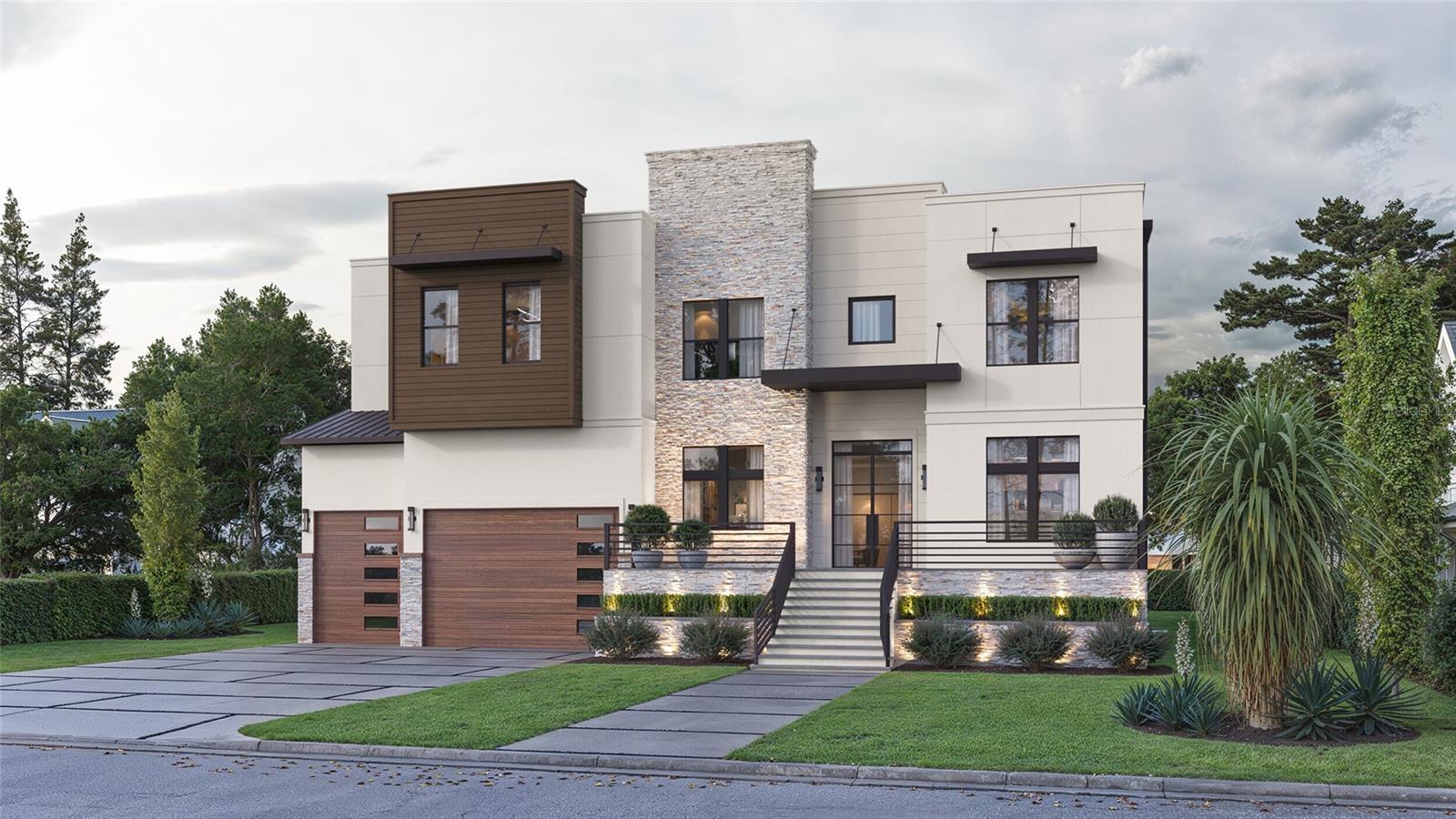 Under Construction. Unique finishes you won’t find anywhere else in Tampa brought to you by New Legacy Homes. This residence offers EVERYTHING you could want in modern luxury living. This open-concept plan is perfect for accommodating a large family and hosting guests.
All five bedrooms feature walk-in closets and ensuite bathrooms. The first floor includes a Study, dedicated Fitness Room, and a spacious Rec Room complete with a full snack bar, creating the perfect space for entertaining. Entertaining is made easy with the Prep Pantry, complete with its own refrigerator. For a refined dining experience, the Dining Room features a custom wine display, thoughtfully positioned as its own space separate from the Great Room.
From the moment you walk in the front doors, you will notice the openness as you enter the expansive Great Room featuring soaring 21-foot vaulted ceilings, a fireplace, and an abundance of natural light. Pocketed sliders create a seamless indoor and outdoor feel, bringing in natural light and enhancing the home’s open layout.
When it’s time to retreat, head upstairs to your large Media Room featuring a fully built-out popcorn bar. There is a Homework Room/Flex Space, perfect for studying, working from home, or additional lounge space. The Primary Suite is an oversized retreat featuring a sitting area, a custom-built morning bar, and an extremely large walk-in closet complete with a built-in shoe wardrobe. There is no shortage of storage space in this home.
This home also features a private elevator along with a rare 3-car garage with 10-foot garage doors.
What truly sets this home apart and elevates New Legacy Homes above other builders is the exceptional care in construction and the home’s functionality. The first floor is built with core-filled block, and the floor system between levels is enhanced with spray foam insulation for superior sound dampening. All bathrooms are upgraded with a Schluter-Kerdi waterproofing system for enhanced durability and protection. Additionally, the builder includes spray foam insulation in the roof deck, providing semi-conditioned attic storage and ensuring efficient cooling for years to come.
New Legacy Homes sets a higher standard by ensuring your home does not leak air or let in dirt, debris, pollen, and moisture. This level of attention to detail is what sets them head and shoulders above other builders in Tampa.
The list of features is extensive, but highlights include: Sub-Zero and Wolf appliance package, Level 5 drywall, NICE Home Automation System that controls everything from lights and stereo entertainment to the garage door and security. Additional features include a tankless water heater, paver driveway/lanai/front porch, large pool with spa, Outdoor Kitchen &  in-wall pest tubes, professional landscape design, and a 22kW whole-home generator for uninterrupted power.