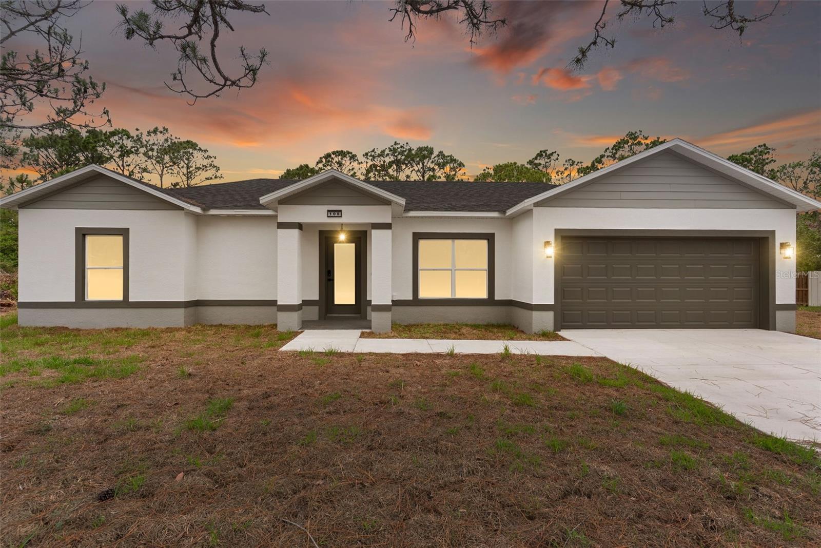 Brand-New Construction in the desirable Spring Lake community! Nestled among beautiful mature pines and surrounded by Florida’s natural landscape, this thoughtfully designed 3-bedroom, 2-bath home offers the perfect combination of modern comfort and peaceful surroundings. The open-concept floor plan features a split-bedroom layout, spacious primary suite with walk-in closet, indoor laundry room, and an attached 2-car garage. The modern kitchen overlooks the main living area, creating a bright and functional space for everyday living and entertaining. Enjoy relaxing on the covered lanai while taking in the serene setting and natural beauty that make Spring Lake so desirable. Conveniently located near golf courses, shopping, dining, medical facilities, and Sebring’s beautiful lakes. Low HOA fee of only $50 per year. Schedule your private showing today!