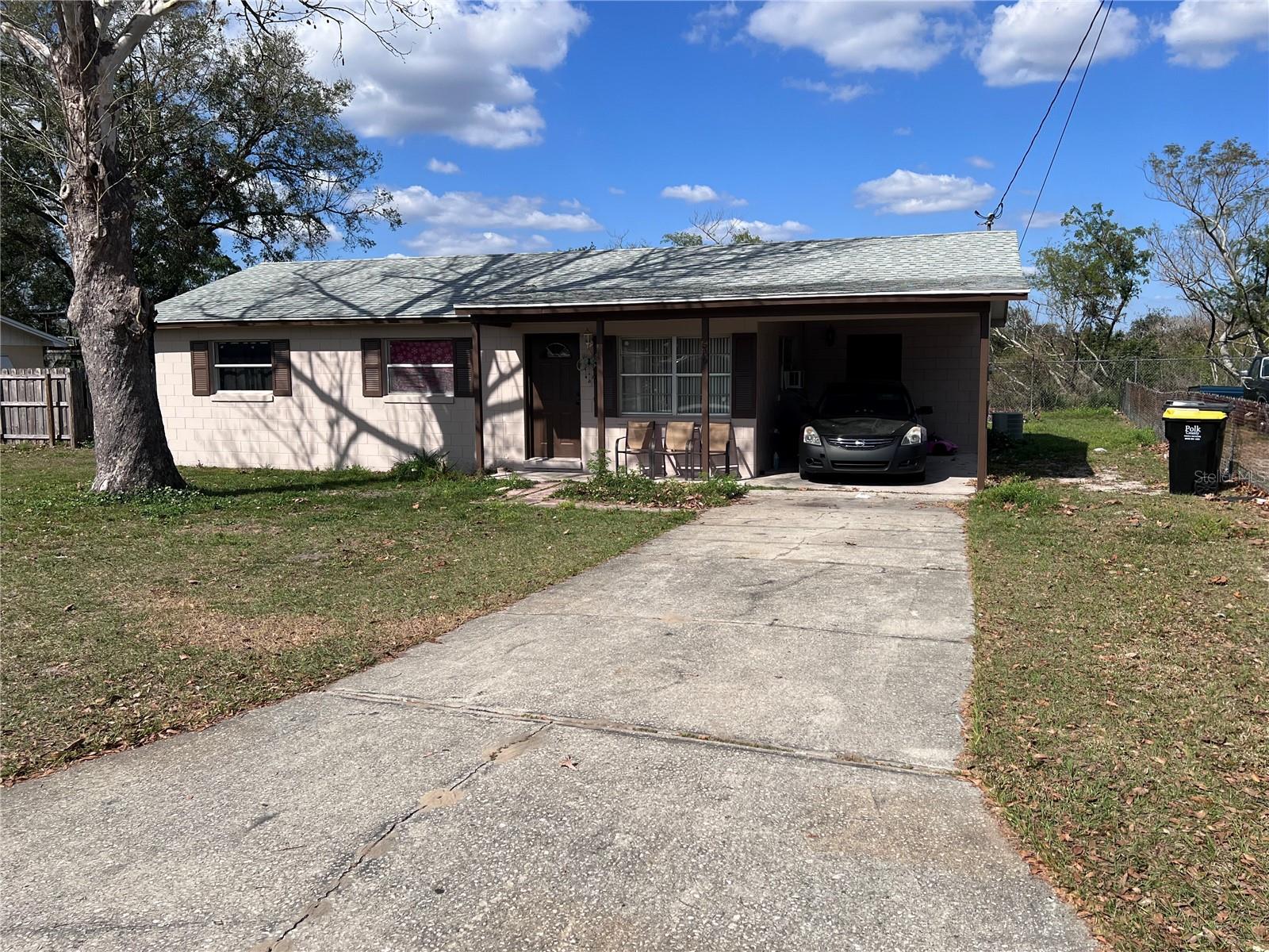MOTIVATED SELLER! Come see this 3 bedroom 1 bathroom home with a covers A/C patio in the backyard,  2021 roof and renovated bathroom. Home needs TLC. Make your appointment to see this home TODAY!