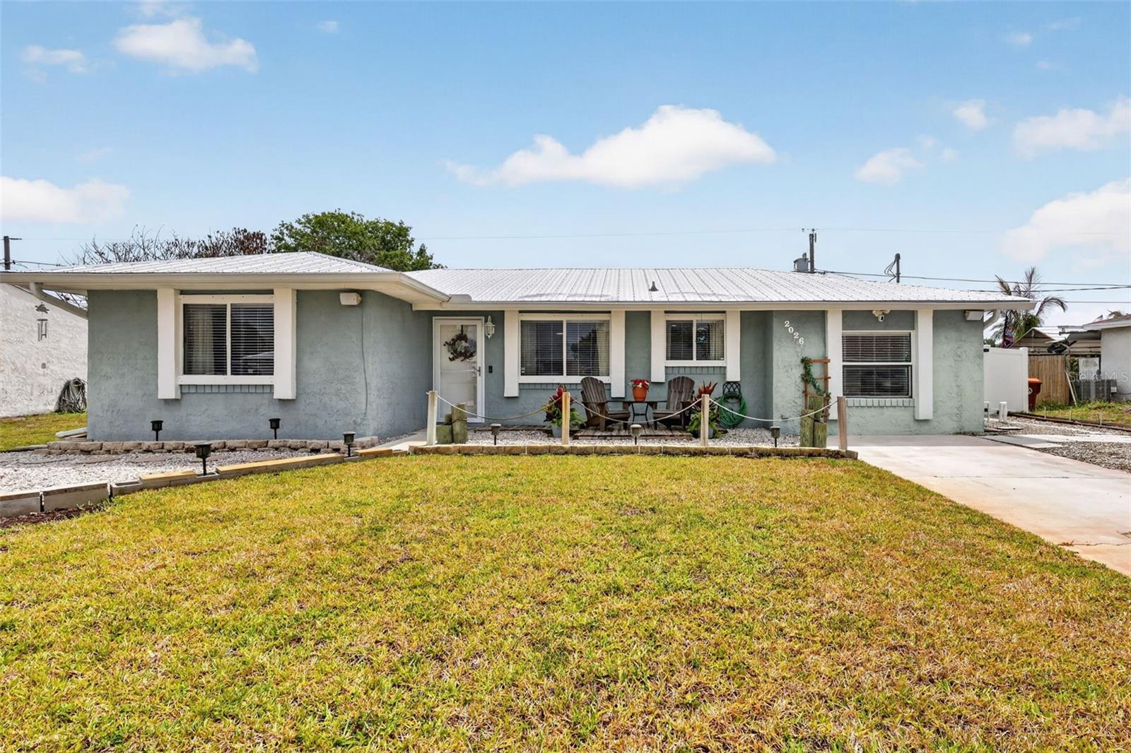 Enjoy the best of Florida living in this beautifully maintained home featuring a private fenced backyard, a newly resurfaced pool, and an oversized shed offering excellent additional storage or workspace. Designed for both comfort and entertaining, this move-in ready residence combines modern upgrades with functional living spaces throughout. The updated kitchen, remodeled in 2022, showcases stylish finishes and improved functionality, while the new A/C installed in 2023 provides added peace of mind. The home also features exterior security cameras for added convenience and security. Step outside to your own private backyard retreat perfect for relaxing poolside, entertaining guests, or enjoying the Florida lifestyle year-round. Residents enjoy access to exceptional community

Residents enjoy access to exceptional community amenities including a clubhouse, resort-style pool, tennis courts, pickleball courts, basketball courts, and scenic walking trails. This home offers the perfect blend of comfort, recreation, privacy, and convenience. A must see!