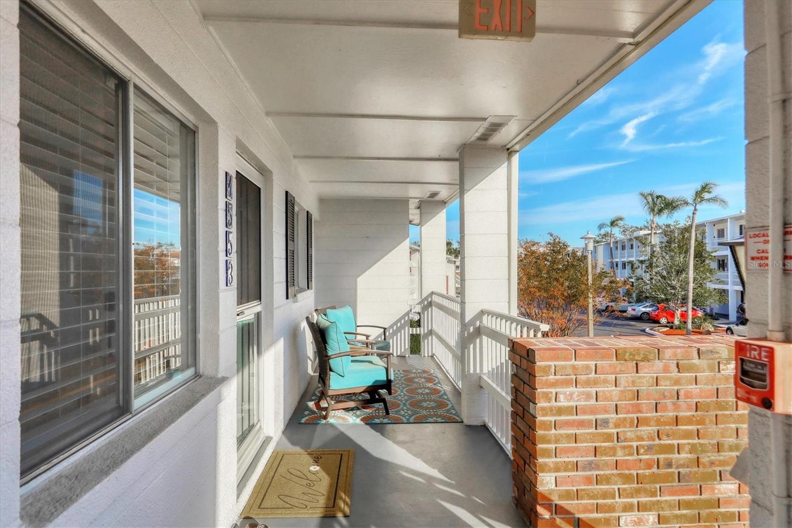 CORNER UNIT WITH BEAUTIFUL POOL VIEWS!

Don’t miss this rare opportunity in Bayshore Gardens! This stunning, updated 2-bedroom, 1-bath second-floor corner unit offers peaceful pool views from your private lanai. Bright and airy, the home is filled with natural light and features a modern kitchen with newer cabinetry and elegant quartz countertops—perfect for everyday living and entertaining.

The open-concept layout seamlessly connects the dining area, living room, and lanai, all enhanced by new wood laminate flooring throughout. Both bedrooms share a spacious hall bath with a shower/tub combination and a brand-new vanity.

Enjoy the convenience of a parking space right in front of your unit, plus an additional outdoor storage closet. Hurricane impact windows provide added comfort and peace of mind.

Located in a desirable 55+ community, this home offers privacy while still being just steps from the pool and clubhouse. With LOW condo fees of only $298 a month, it’s an exceptional value!

Ideally situated near the Bayshore Gardens Shopping Center—featuring Publix, Target, Bank of America, and Scarpino’s Italian Restaurant—and just a short drive to the beautiful beaches of Bradenton and Anna Maria Island.

This one won’t last—schedule your showing today!