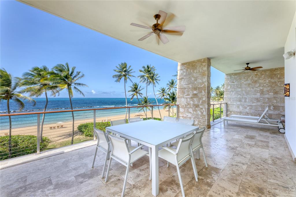 ***UNDER CONTRACT***

Phenomenal sweeping ocean views from all rooms serve as praise to the impeccable details throughout this meticulously laid out space within the Ritz-Carlton Reserve at Dorado Beach. This third floor residence represents an enviable tropical sand front lifestyle, amenity rich and vista inspired. Direct ocean frontage with over 3,548 sq. ft. of gracious living space. An open contemporary design, the living room, dining, kitchen and bedrooms boast inspiring blue ocean scenery as far as the eye can see. The home incorporates a large terrace complete with dining and lounging in front of the beach and ocean. Corner living and dining room facing north west, master suite with indoor /outdoor bathing and 2 additional bedrooms. 

The master bedroom suite is full northern exposure, creating an intimate atmosphere with the indoor soak tub and outdoor oasis shower. Floor to ceiling galvanized sliding glass doors maximize the awesomeness of this next level backdrop. Built to capture the sound of the water and the beauty only Dorado Beach can provide, this Ritz Carlton Reserve residence highlights the sophistication of modern beachfront living.

Ritz Carlton Reserve branded residence owners benefit from the award-winning services and facilities of the Dorado Beach Reserve and may participate in the resort’s successful rental program. The West Beach Residences have exclusive access to the Residences Concierge, as well as with membership, the hotel facilities including pools, dining venues, fitness, tennis and spa.

Total monthly HOA including Shared Services $4,911.78.