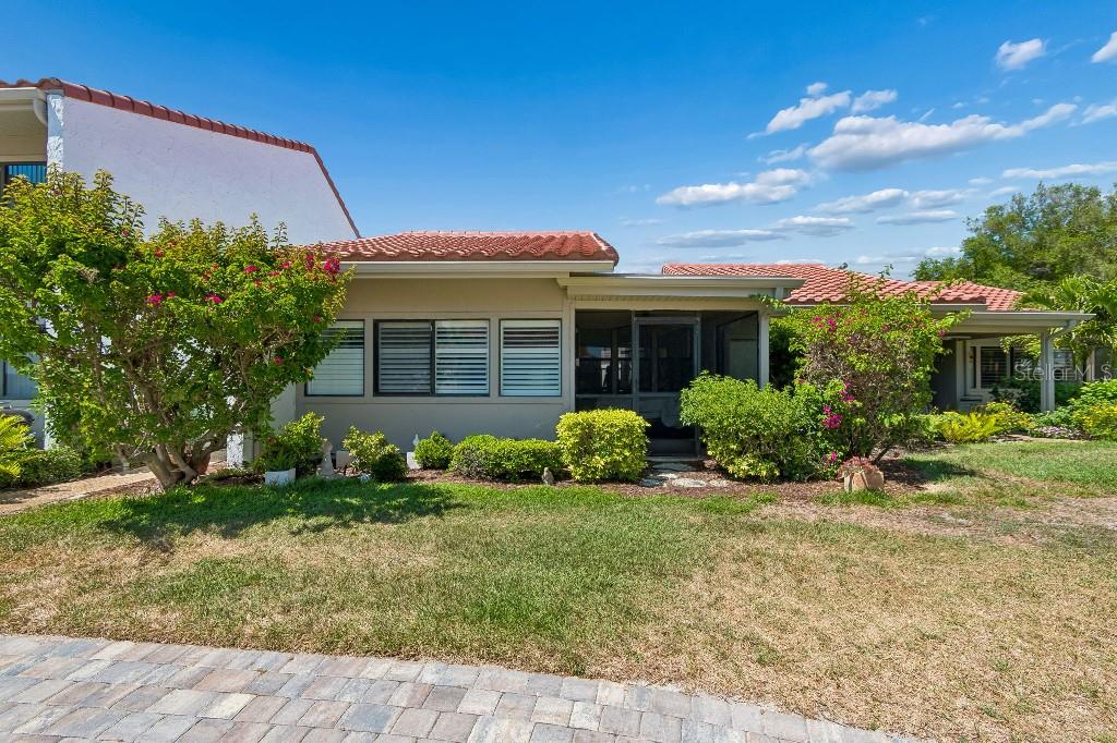 Villa-style condo in the highly desirable Aldea Mar (“Village by the Sea”), a 13-acre Gulf-front community. This unit was not impacted by recent hurricanes. Bright and airy with vaulted ceilings providing abundant natural light.

Features include an attached private carport with large storage area and in-unit washer and dryer. Screened lanai overlooks putting green and mature landscaping. Community amenities include Gulf-front access, large pool, clubhouse, and shuffleboard.

Pet-friendly community (1 pet up to 30 lbs). Rental policy allows 30-day minimum. Strong income potential with seasonal rents approximately $6,000+/month and off-season approximately $3,000+/month.

Ideal as a primary residence, second home, or investment property. 

Seller will consider all reasonable offers.