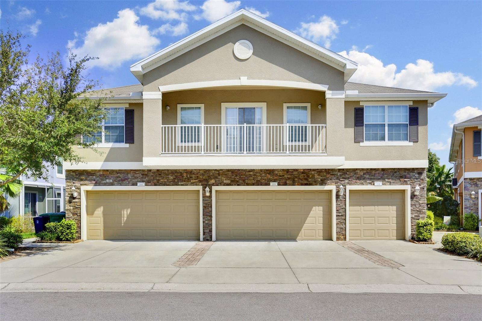 Photos are of similar unit to show layout. This lovely 3/2.5 townhome is like brand new! Light and bright OVERLOOKING THE POND and a short walk to the huge clubhouse and heated pool and spa. The kitchen has solid surface counter tops, wood cabinets and all the appliances you need for a gourmet meal, including WASHER & DRYER. Great counter space including a breakfast bar overlooking the family/dining room. Washer and dryer included. WATER/SEWER/TRASH included in rent. Great condition in a great location. Near Macdill AFB, parks, and Tampa Int'l. Check it out today! Pets considered. Available August 1st !