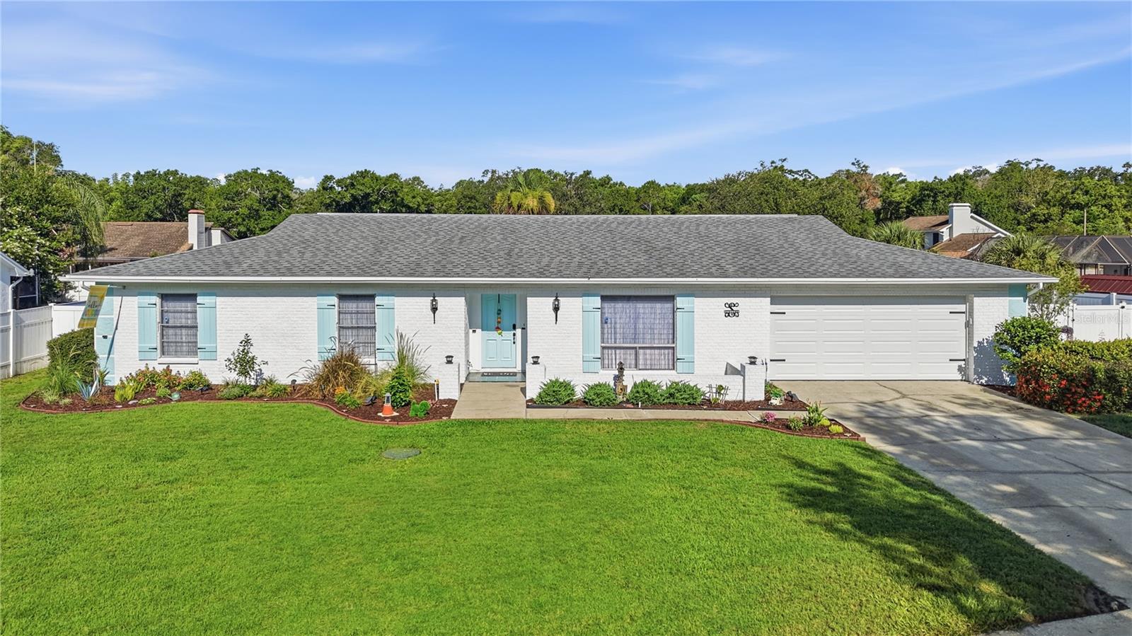 Welcome to Woodbriar Village! If you're looking for a great home on a large lot with plenty of room then this is one you need to see! Inside, multiple living spaces make it great for entertaining large groups, complete with formal living and dining rooms in addition to the family room that has a view of the patio and LARGE BACKYARD. The primary bedroom is huge compared to other homes built around the same time and it has its own set of sliders to the covered, screened patio. In the kitchen and bathrooms you'll find UPDATED CABINETS and HARDWARE. Outside, you have plenty of room to add a pool, addition to the house if needed, a garden, play set, and more! The roof was replaced in 2016 and the AC was replaced in 2021. Woodbriar Village is a great location with 275 just minutes away to get you headed wherever you need to go. Publix and Starbucks are less than 2 miles away, you'll be 30 minutes from the airport, and you have all kinds of restaurant and shops within 10-15 minutes!