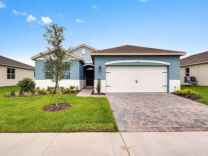Location! Location! Location! Freedom Homes in a Gated Section of Oak Leaf Preserve. Just minutes from the beach, Best location in town! Easy Access to I-95 and 5 Miles to downtown shopping and dining in New Smyrna Beach. The Avon, welcomes you into the entry hall and leads you past the front living area of the home into the large spacious kitchen, dining, and Great Room. The Kitchen boasts a 7 foot island that doubles as a breakfast bar, walk past the Great Room onto your covered patio 24' X 10' were you will enjoy those outdoor events with friends and family. This 2 Bedroom Flex or 3 bedroom, 2 bath, 2 car garage home is under construction.  This must see home comes with the all the extras including Granite counter tops and bath vanities, 18" X 18" Tile in all living areas and baths. Save money with the highly energy efficient 15 SEER AC, dual pane low E windows, and Builder warranty. This home won’t last long! Ask About America's Smart Home! *Photos are of similar model but not that of exact house. Pictures, photographs, colors, features, and sizes are for illustration purposes only and will vary from the homes as built. Home and community information including pricing, included features, terms, availability and amenities are subject to change and prior sale at any time without notice or obligation. Please note that no representations or warranties are made regarding school districts or school assignments; you should conduct your own investigation regarding current and future schools and school boundaries.* ;Water: City
