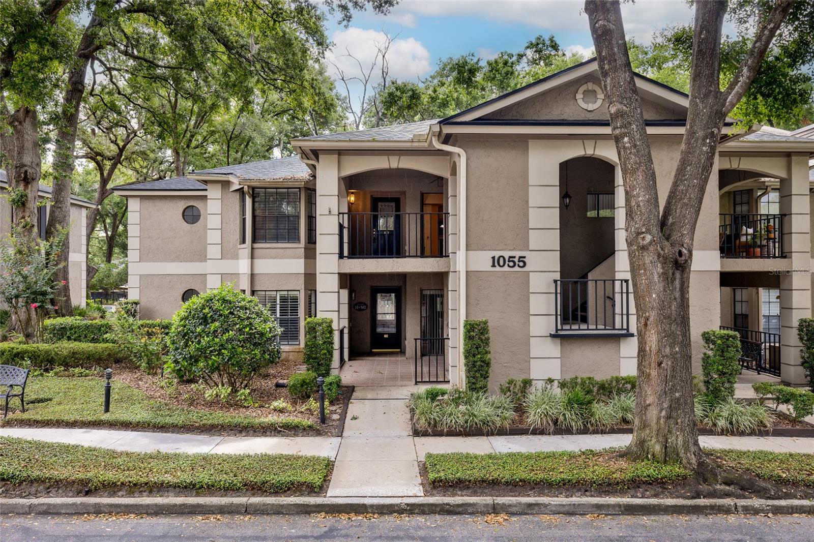 Virtually Staged. Welcome home to this beautifully maintained 3-bedroom, 2-bathroom condominium in the
highly desirable Kensington Park Condominium community. This spacious second-floor unit
offers the perfect blend of comfort, convenience, and low-maintenance living.
Start your day with a cup of coffee on the welcoming front patio before stepping inside to
discover a soaring ceiling and an open, airy floor plan. There is a storage closet to the side of the
front porch. The living and dining areas feature built-in shelving, new luxury vinyl flooring, and
a cozy brick fireplace that creates a warm and inviting atmosphere. Ceiling fans throughout the
home provide added comfort, and the generously sized bedrooms provide plenty of space to relax.
The guest bedrooms have been freshly painted and feature newly retextured ceilings.
The newly painted kitchen offers ample cabinet and counter space, room for a small dinette set,
and a sliding glass door that brings in natural light while providing access to the front porch. At
the rear of the home, the screened porch overlooks the community tennis courts, creating the
perfect spot to unwind and enjoy the Florida lifestyle. A convenient storage room located off the
back porch provides additional space for your seasonal items, sports equipment, or extra
belongings.
Kensington Park offers an impressive array of amenities for residents, including a clubhouse,
two swimming pools, fitness center, tennis courts, two pickle ball courts, sauna, hot tub, indoor
racquetball court, and a rear access gate. The monthly maintenance fee includes exterior
maintenance, trash, basic cable, and internet, making ownership truly hassle-free.
Conveniently located on SR 434 with easy access to I-4, shopping, dining, entertainment, and
more, this community offers everything you need right at your doorstep. This is low-
maintenance living at its finest. Schedule your private showing today!