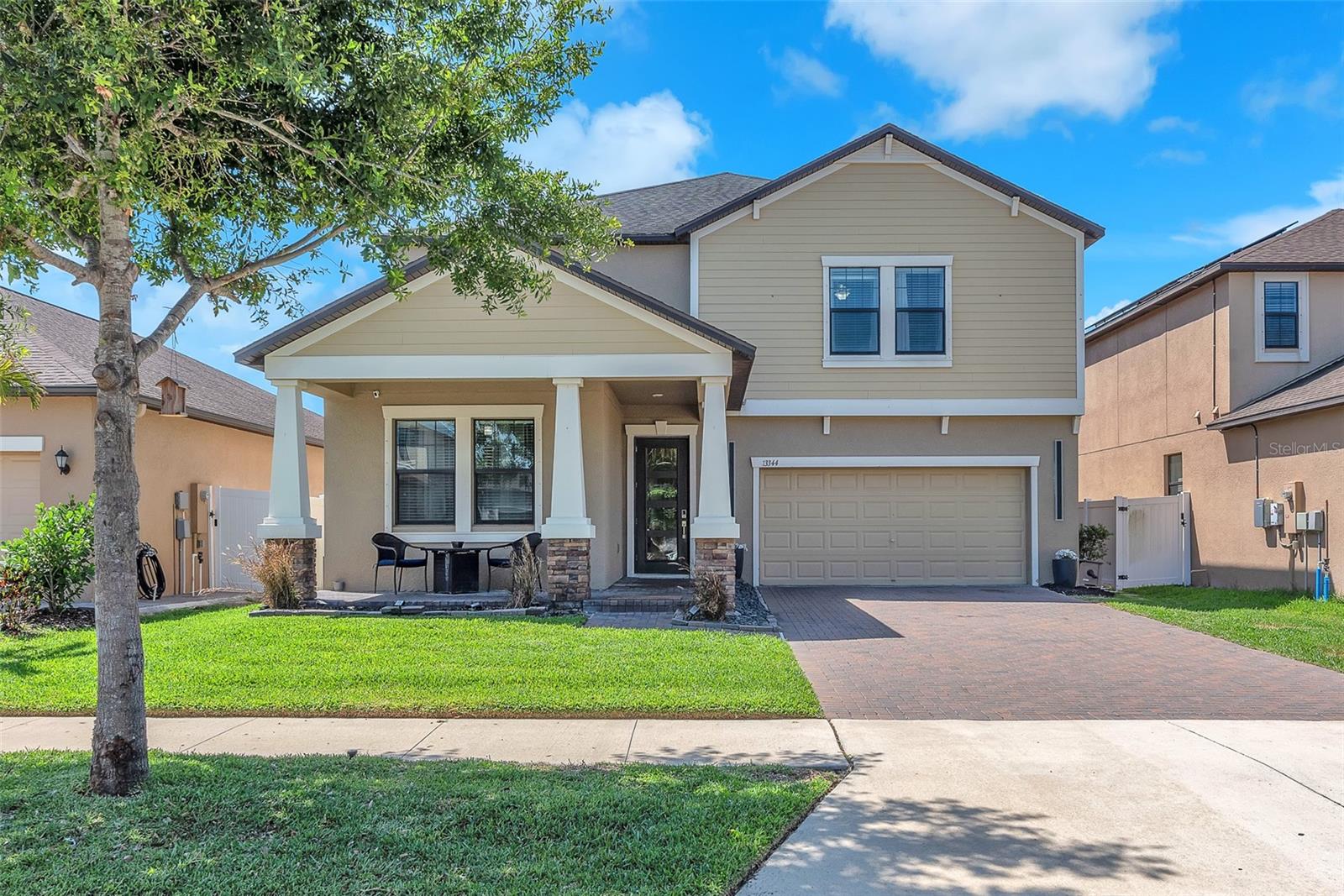 5-bedroom, Plus Loft, Plus Home Office Nook, 3-bathroom, 3-Car Tandem Garage Home in highly attractive Triple Creek Neighborhood! Features and Benefits Include: Home Office/Flex Space next to Kitchen, Upstairs Bonus Room, Oversized Bedrooms, Walk In Closets, custom details, built-ins, open concept kitchen w/granite countertops, stainless-steel appliances, breakfast island, large pantry and more! The sliding glass doors lead you to the covered patio and partially fenced in yard. Downstairs offers a formal living area, great room,, home office/nook off the kitchen, bedroom and full bathroom. Upstairs you will find a large loft, laundry room, 3 additional bedrooms and the primary suite which feature a walk-in closet, dual-sink vanity, soaking tub and separate shower. The Triple Creek community has many amenities including natural trails, dog park, clubhouse, pool, playground, Tennis courts and more! The location is just minutes from US-301 and close to the newer Hospital, Amazon Warehouse, Apollo Beaches Marina and Park and the shopping, restaurants and entertainment the South Shore Area has to offer! Close access I-75 and the Selmon Expressway for easy commute to Tampa!